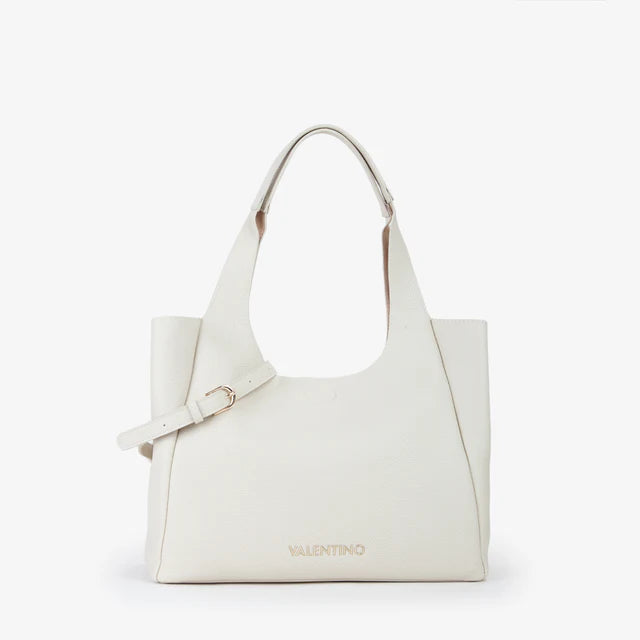 Borsa a spalla donna Mario Valentino elegante e capiente per uso quotidiano ECRU TU | Giò Fashion