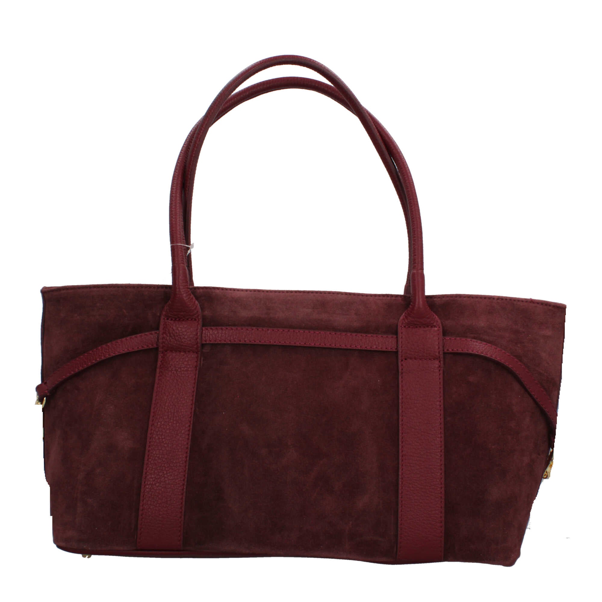 Borsa in vera pelle Made in Italy a mano e spalla elegante BORDEAUX TU | Giò Fashion