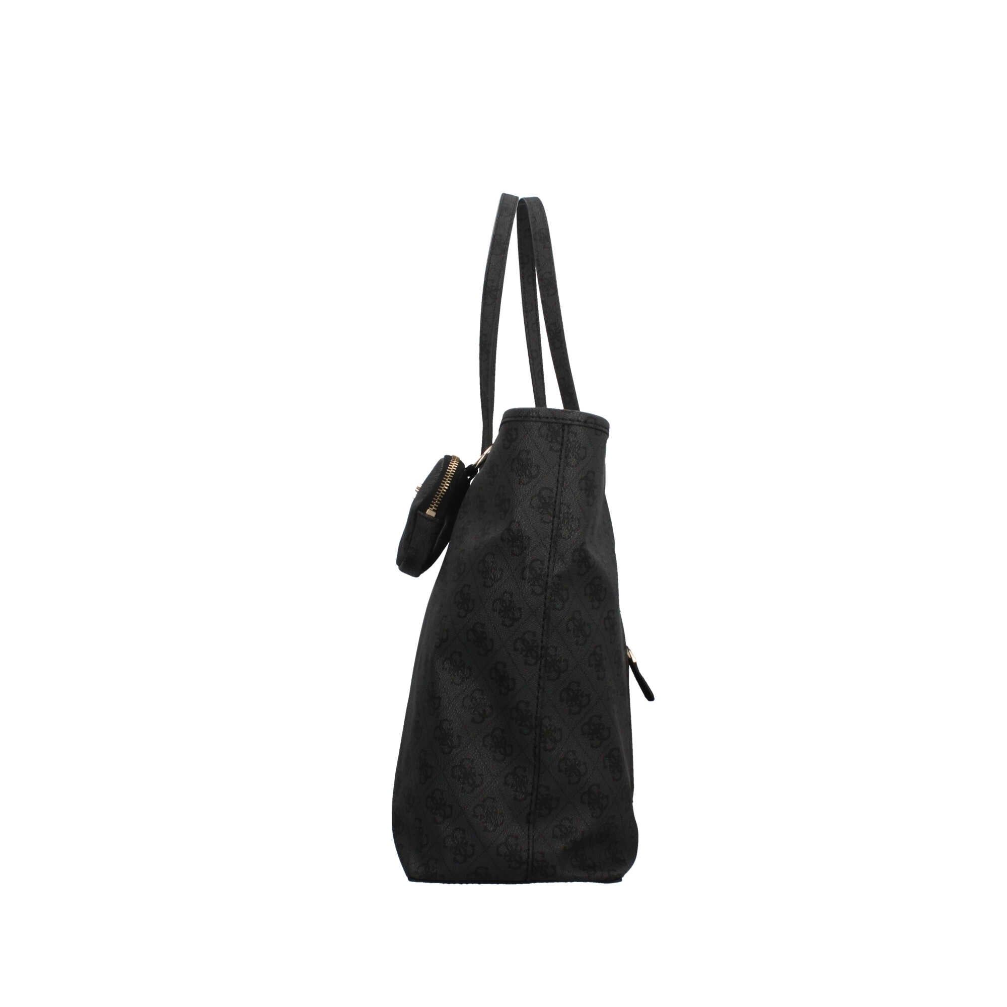 Borsa Shopping Guess con Logo All Over e Pochette Coordinata NERO TU | Giò Fashion