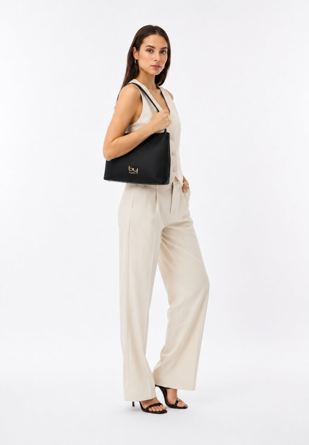 By Byblos Borsa a Spalla Donna Elegante Minimal
