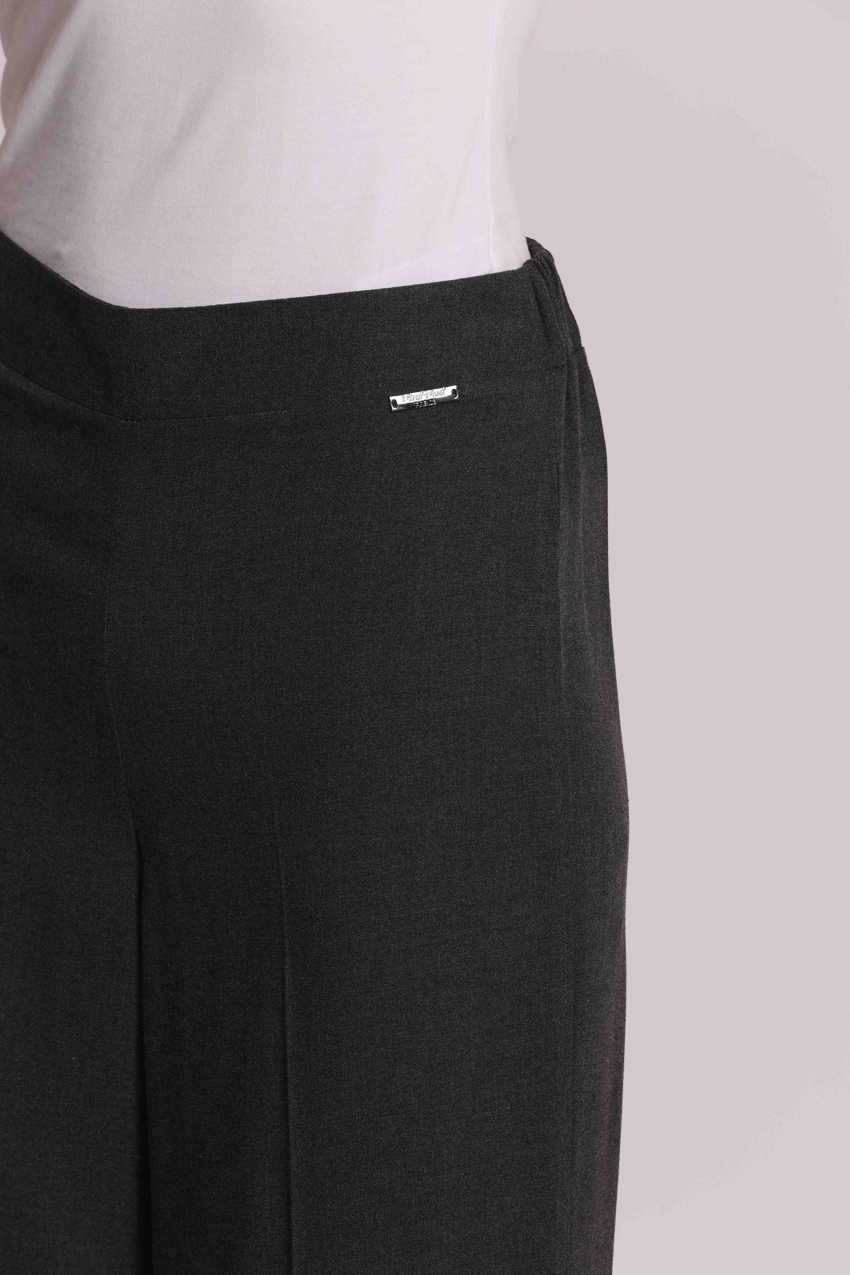 Pantaloni Donna Palazzo a Vita Alta con Pinces Mimi Mua