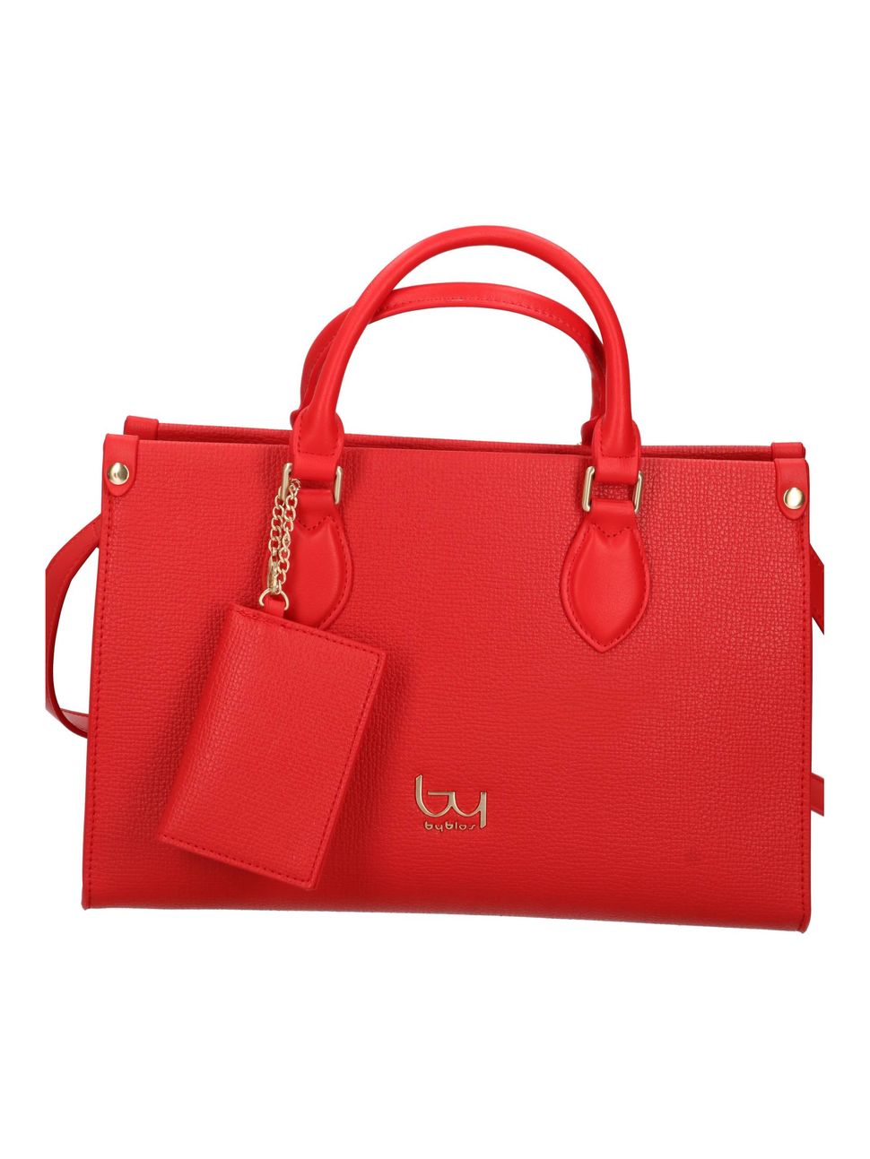 Borsa a mano Byblos donna compatta con tracolla regolabile e accessorio coordinato