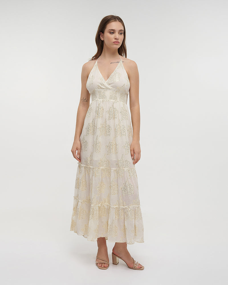 Ble Resort Collection Abito Lungo Senza Maniche con Stampe