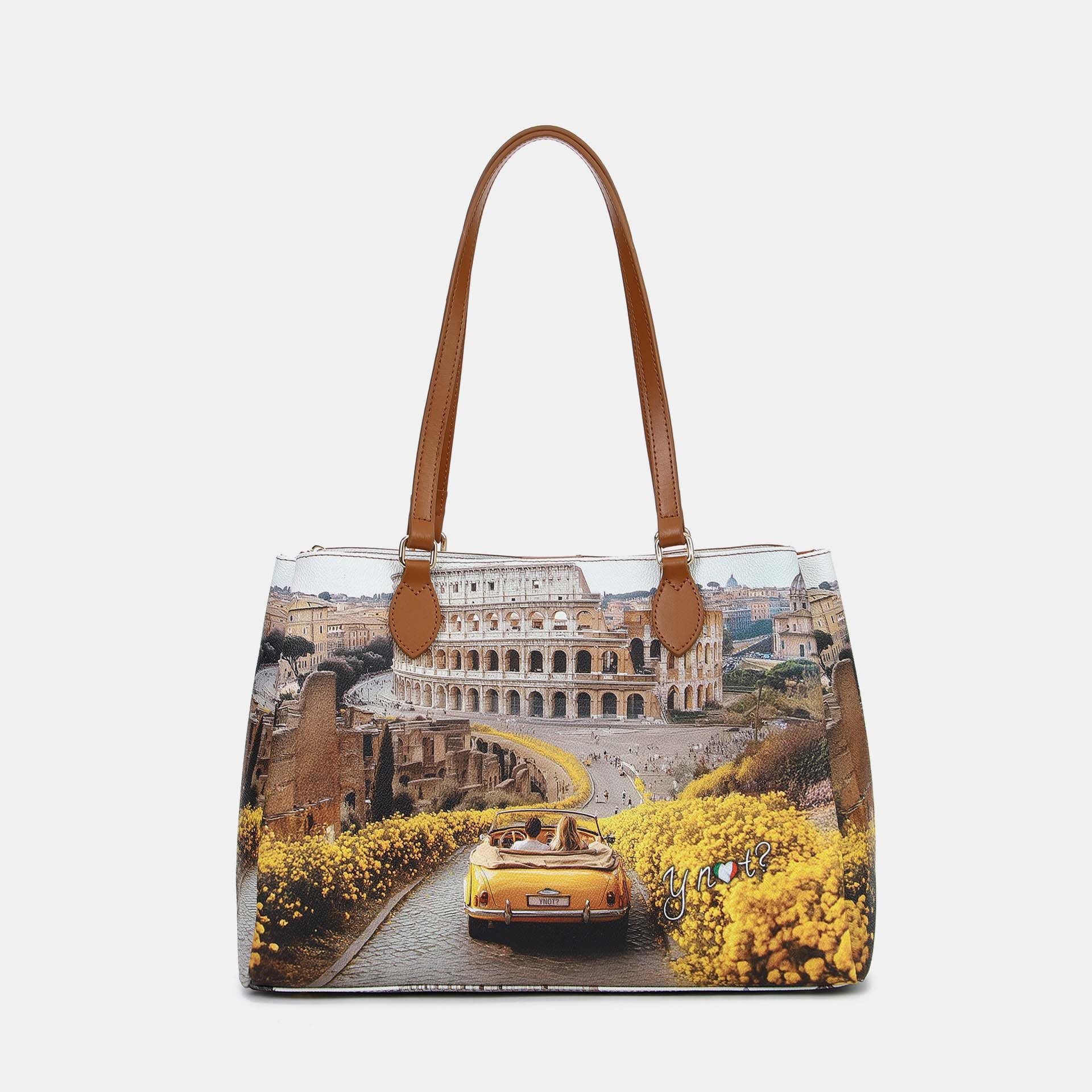 Y-Not Tote Bag YesBag Giallo TU | Giò Fashion