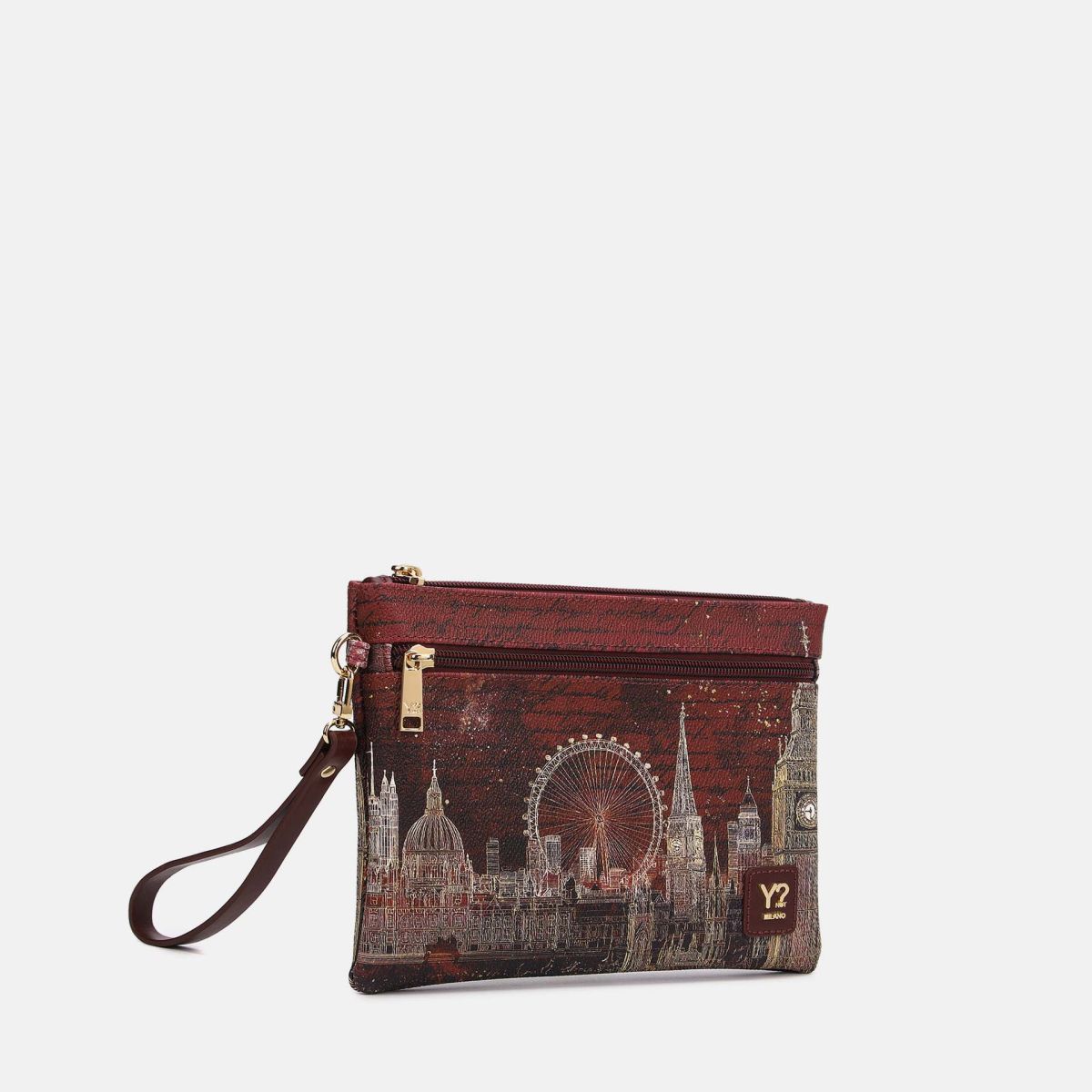 Ynot? Yes Bag Pochette Donna Piccola in Ecopelle con Zip