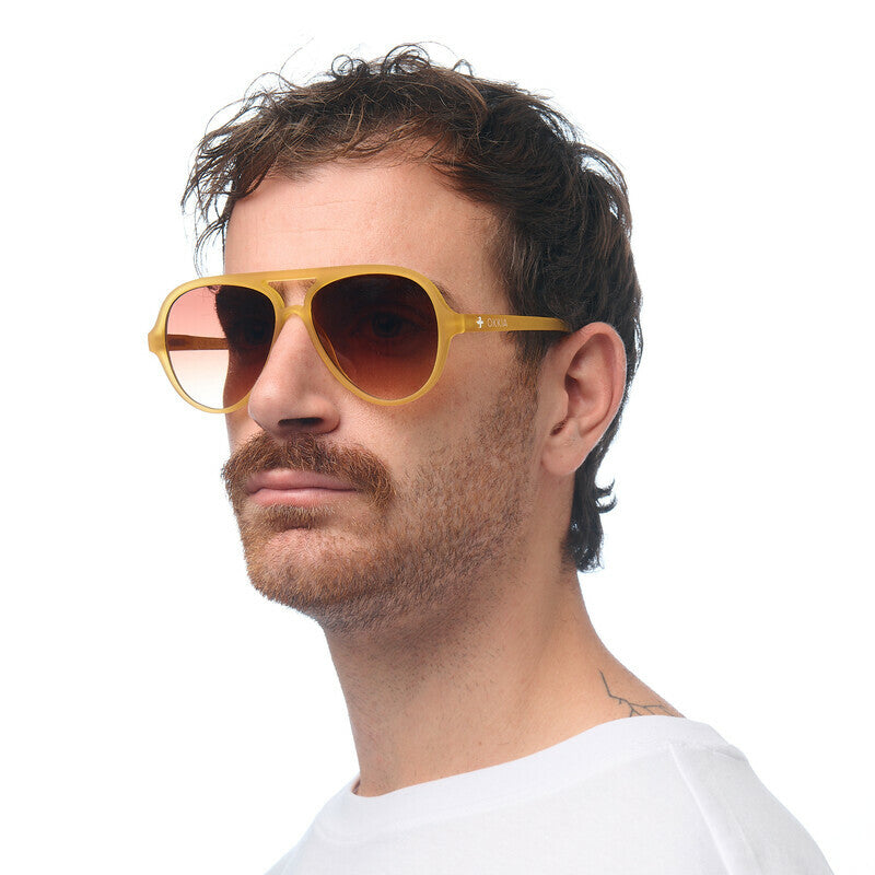 OKKIA Alessio Occhiali da Sole Unisex a Goccia con Protezione UV400
