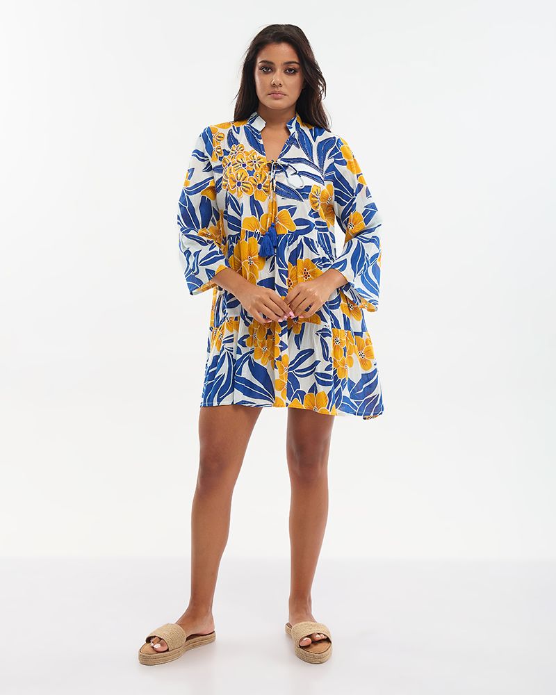 Ble Resort Collection Abito Corto con Ricamo