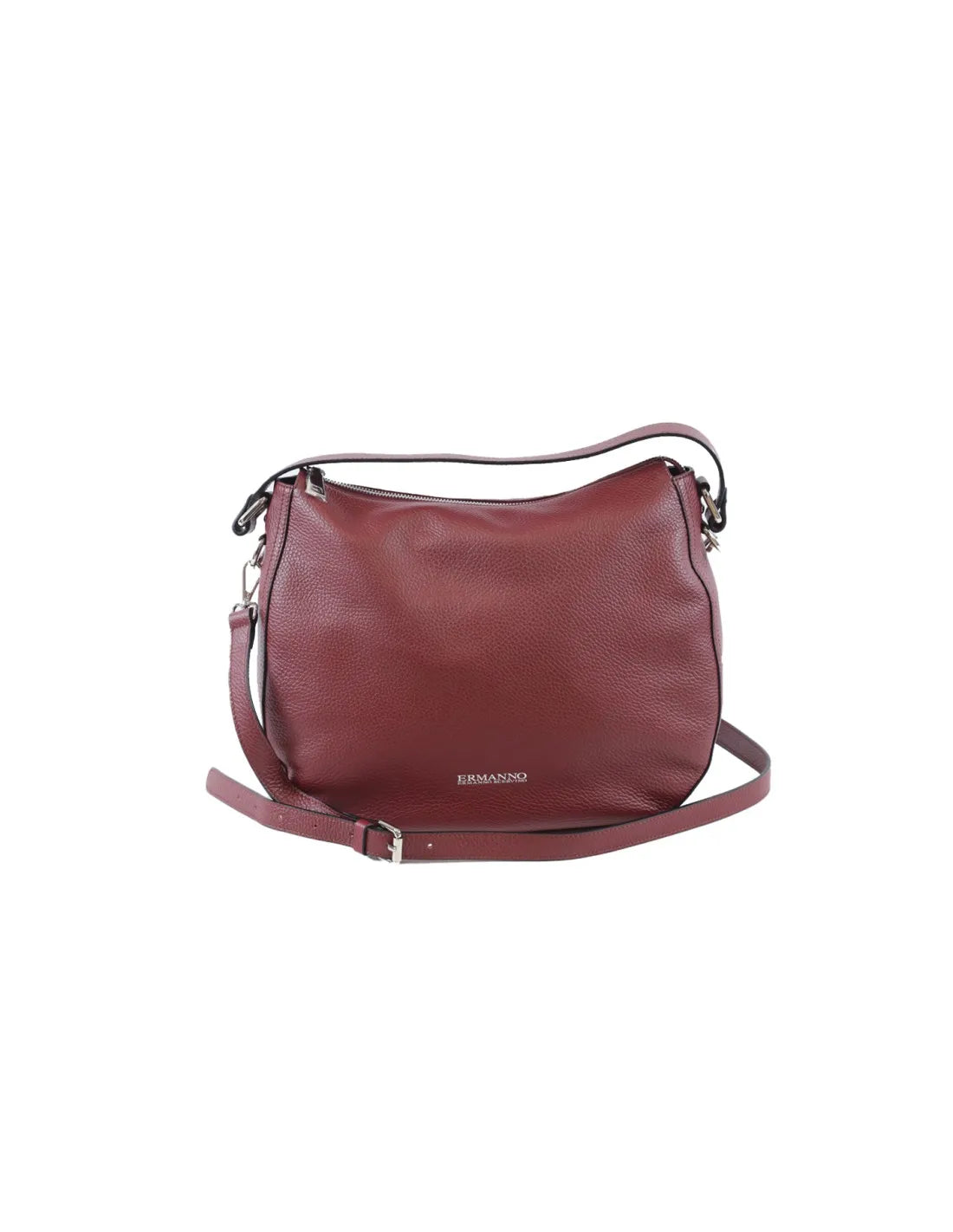 Borsa a spalla Ermanno Scervino in pelle con tracolla BORDEAUX TU | Giò Fashion