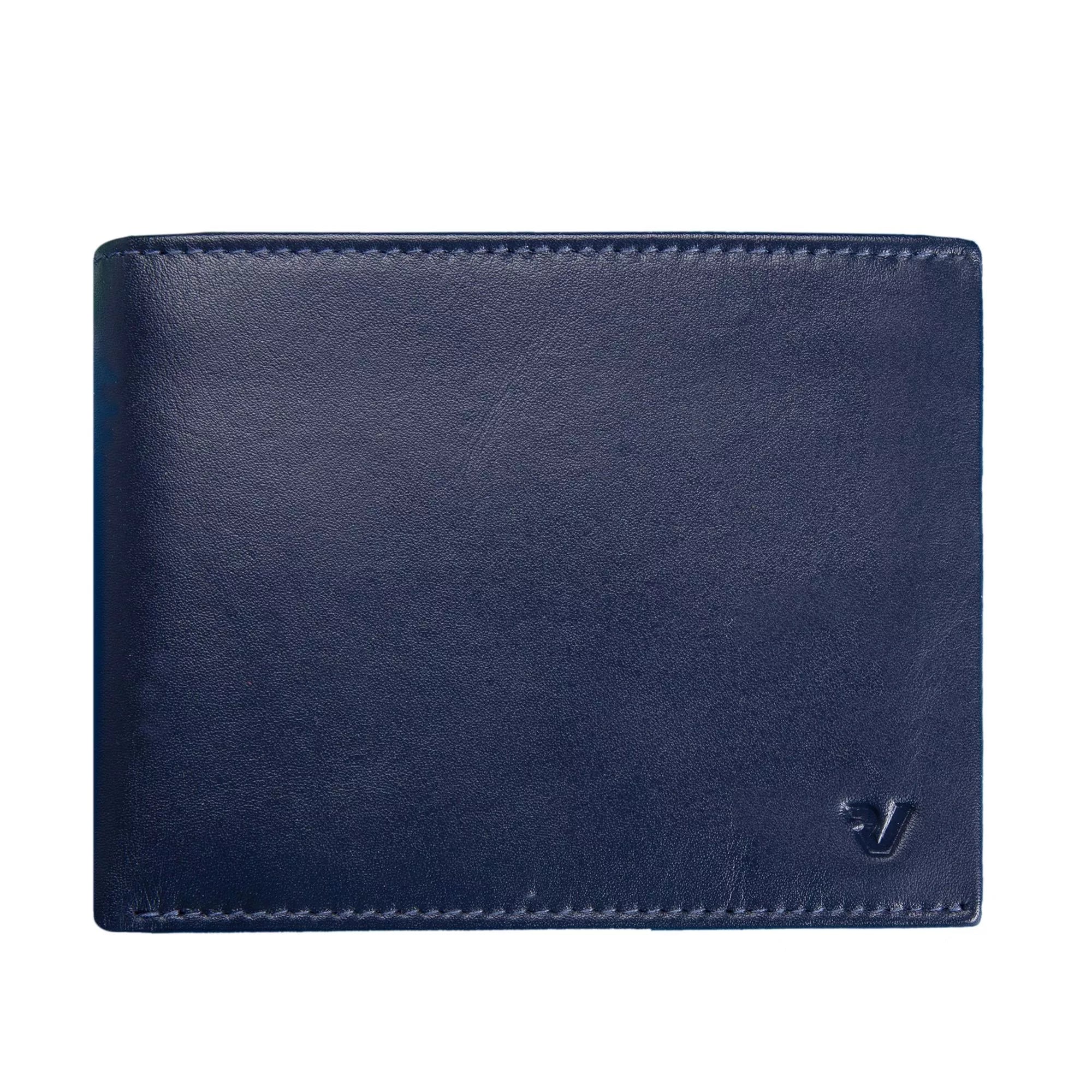 Roncato portafoglio uomo classico in pelle con protezione RFID BLU TU | Giò Fashion