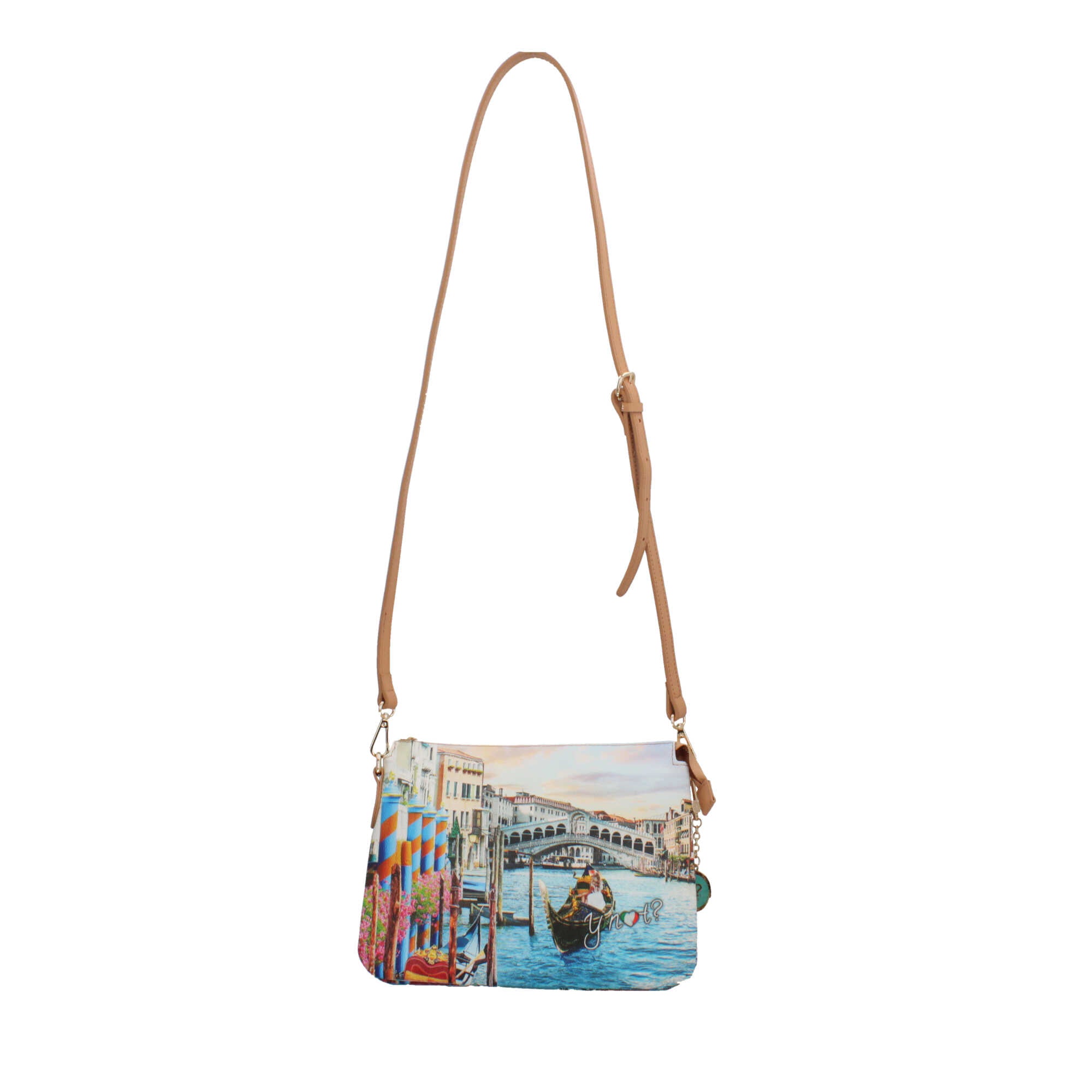 Borsa a tracolla YNot con doppio scomparto e design compatto DREAM IN VENICE TU | Giò Fashion