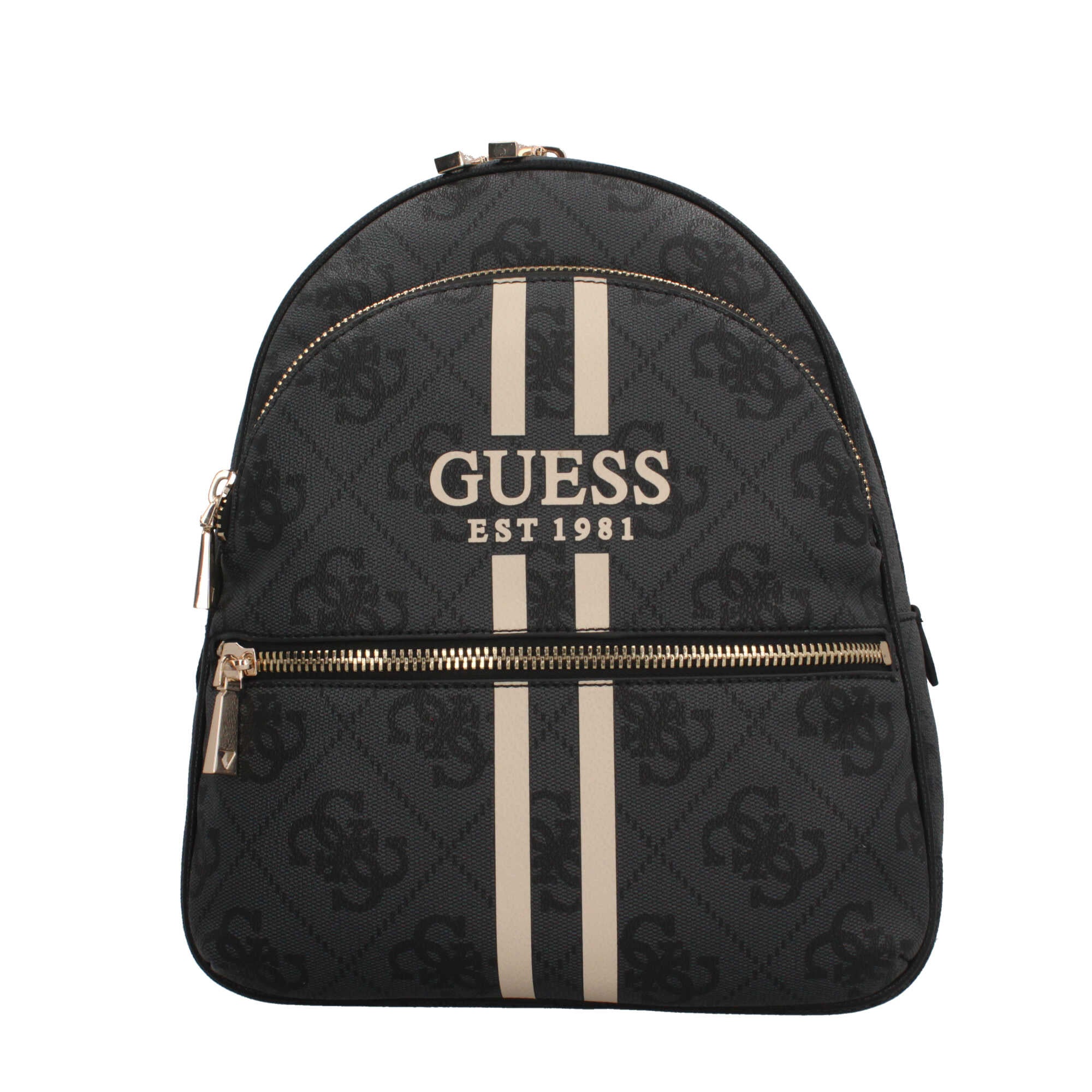 Zaino guess logato NERO LOGO TU | Giò Fashion
