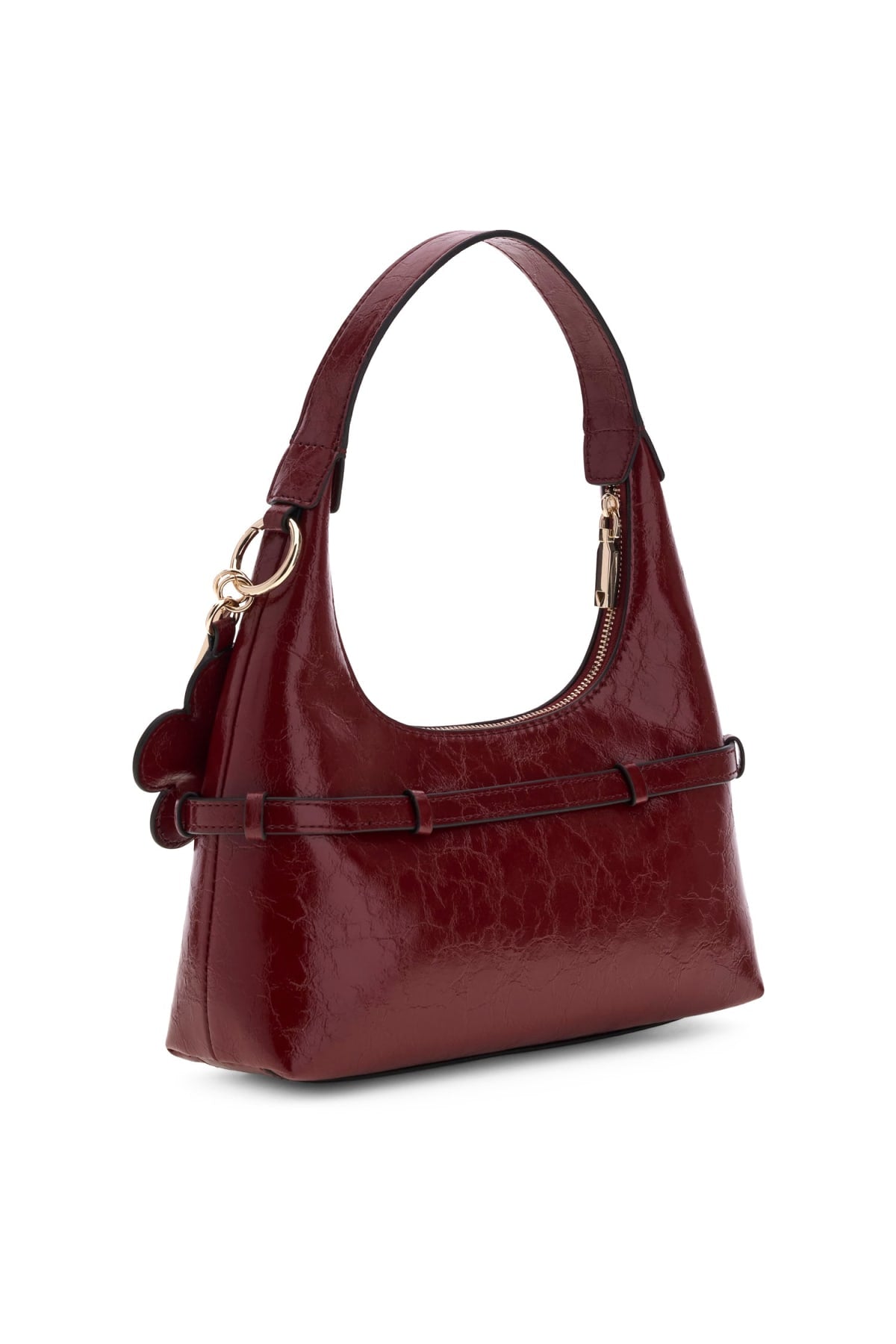 Guess Borsa Donna a Spalla con Charm Decorativo