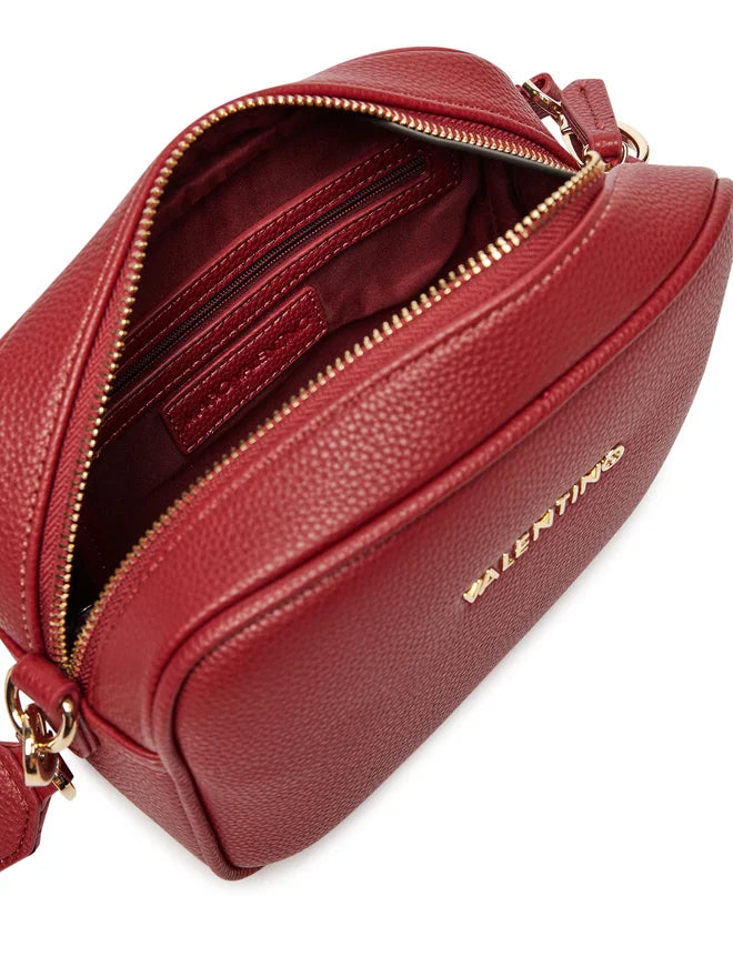 Borsa a tracolla Valentino con logo frontale e design compatto Rosso TU | Giò Fashion
