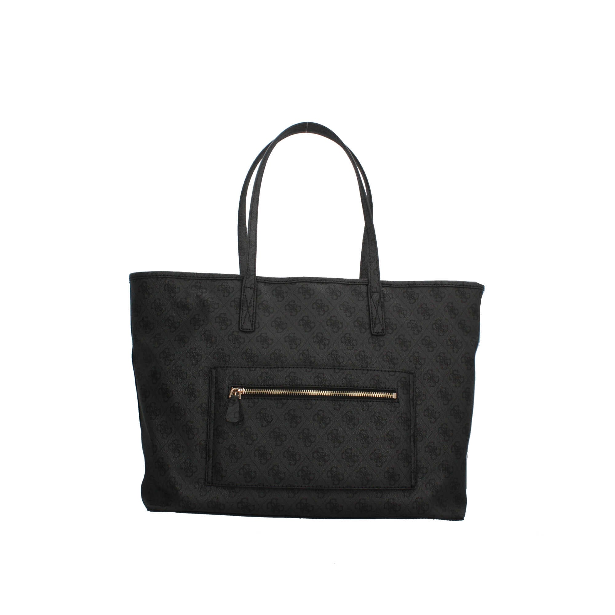 Borsa Shopping Guess con Logo All Over e Pochette Coordinata NERO TU | Giò Fashion