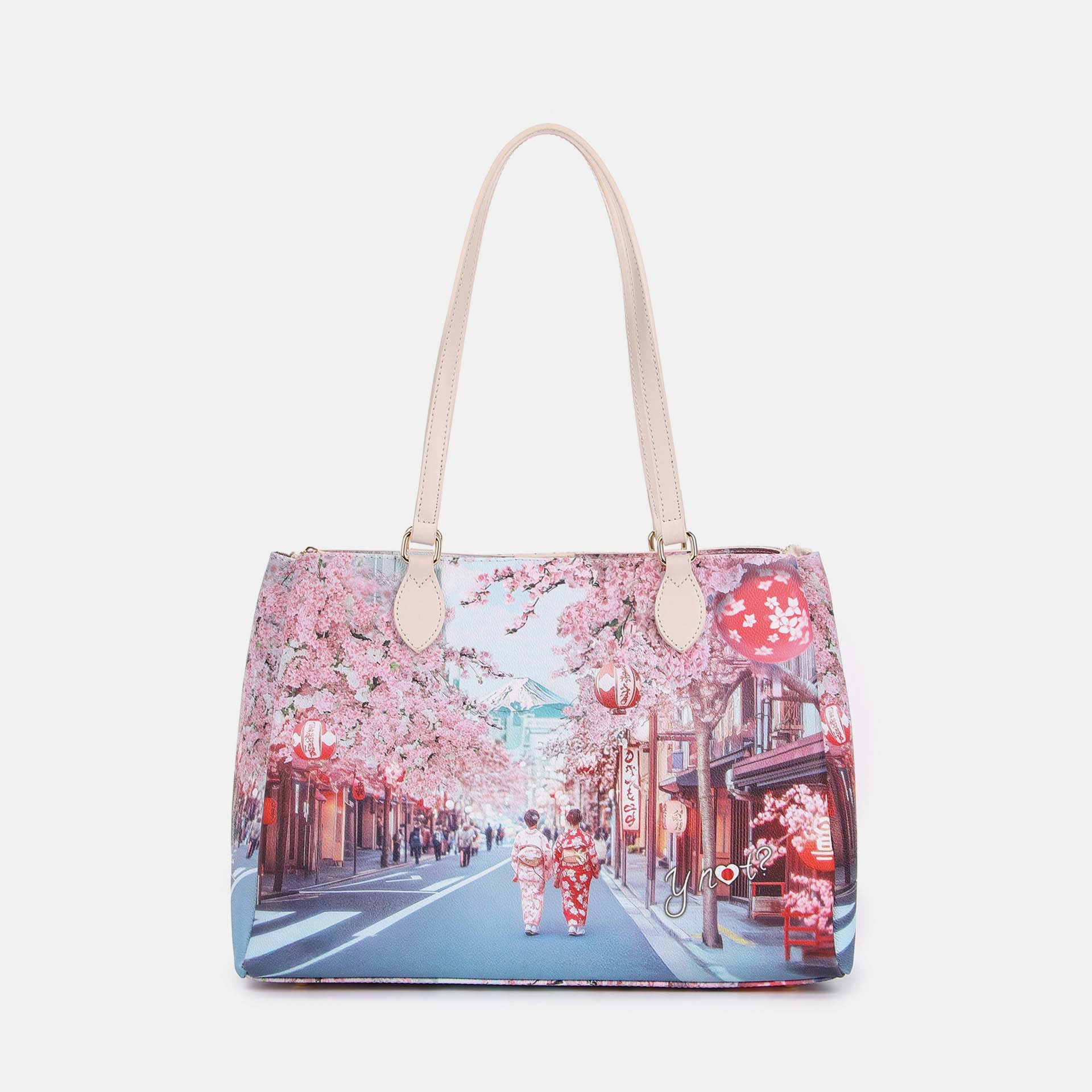 Y-Not Tote Bag YesBag Tokyo Sakura TU | Giò Fashion