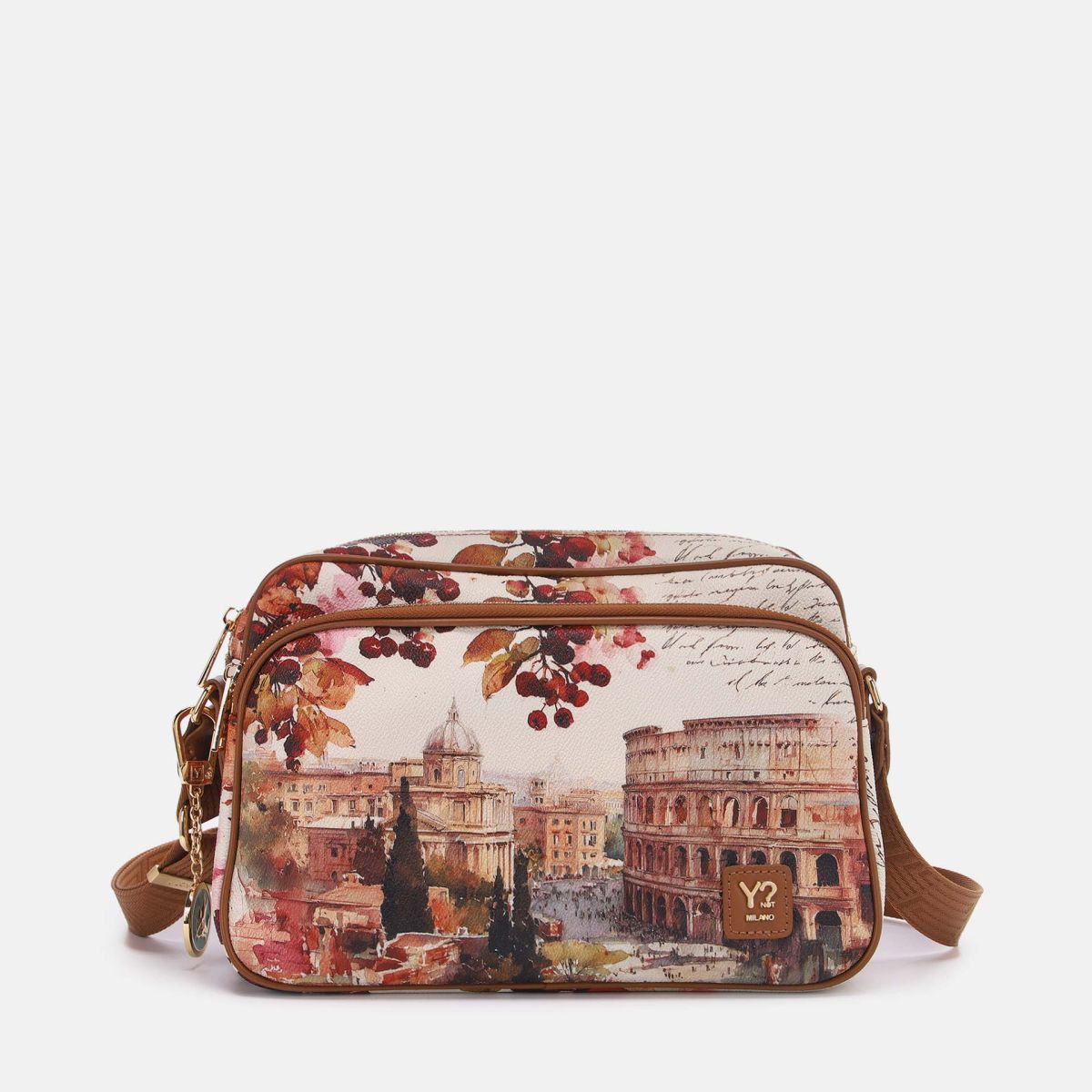 Ynot? Yes Bag Borsa Reporter Donna con Tracolla in Tessuto