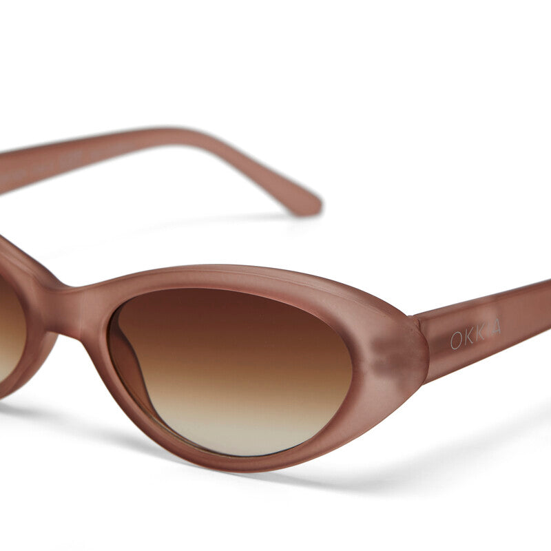 OKKIA Lina Occhiali da Sole Donna Small Cat Eye con Lenti Sfumate e Protezione UV400