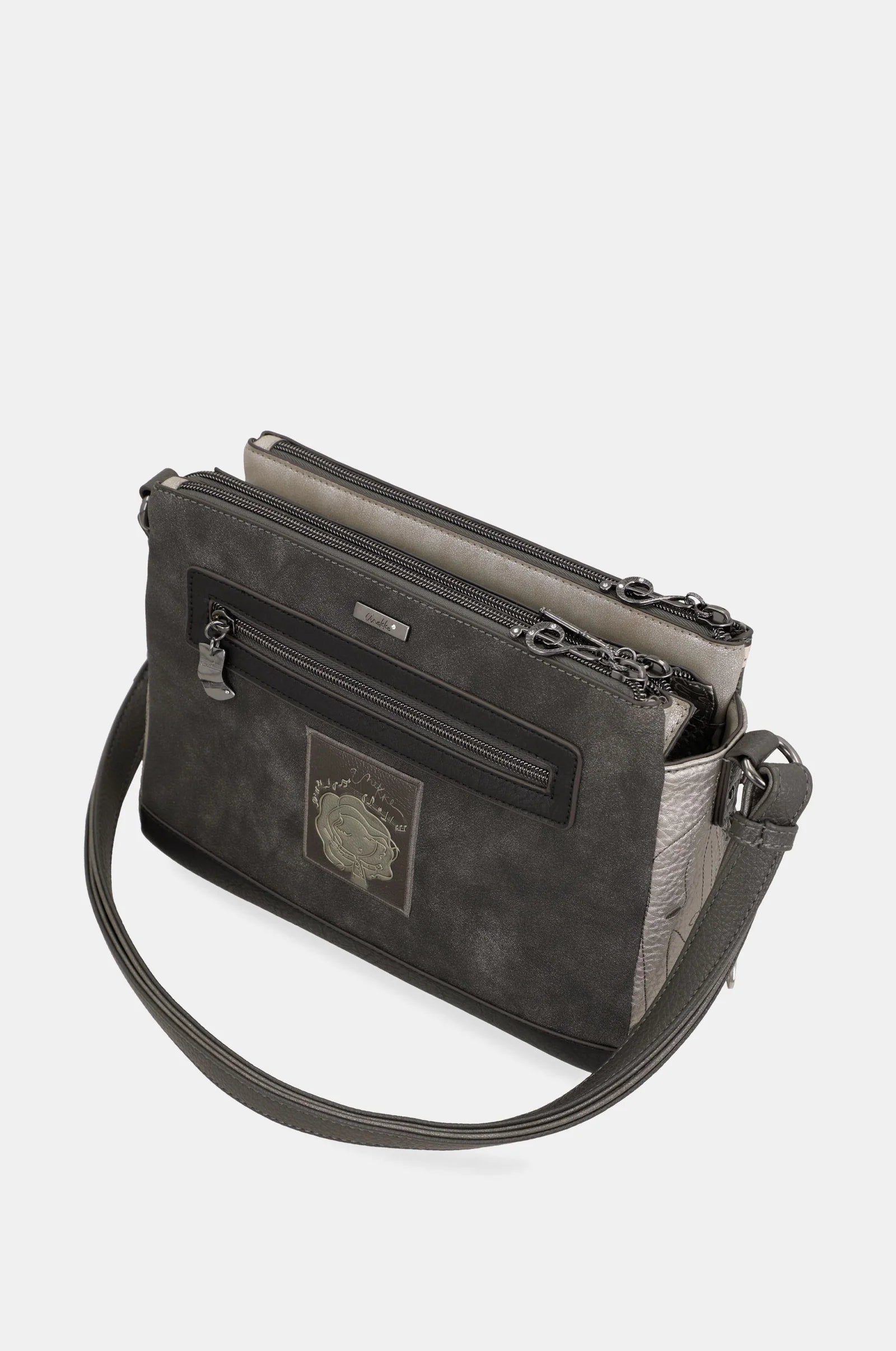 Borsa a Tracolla Media Donna Anekke con 3 Scomparti