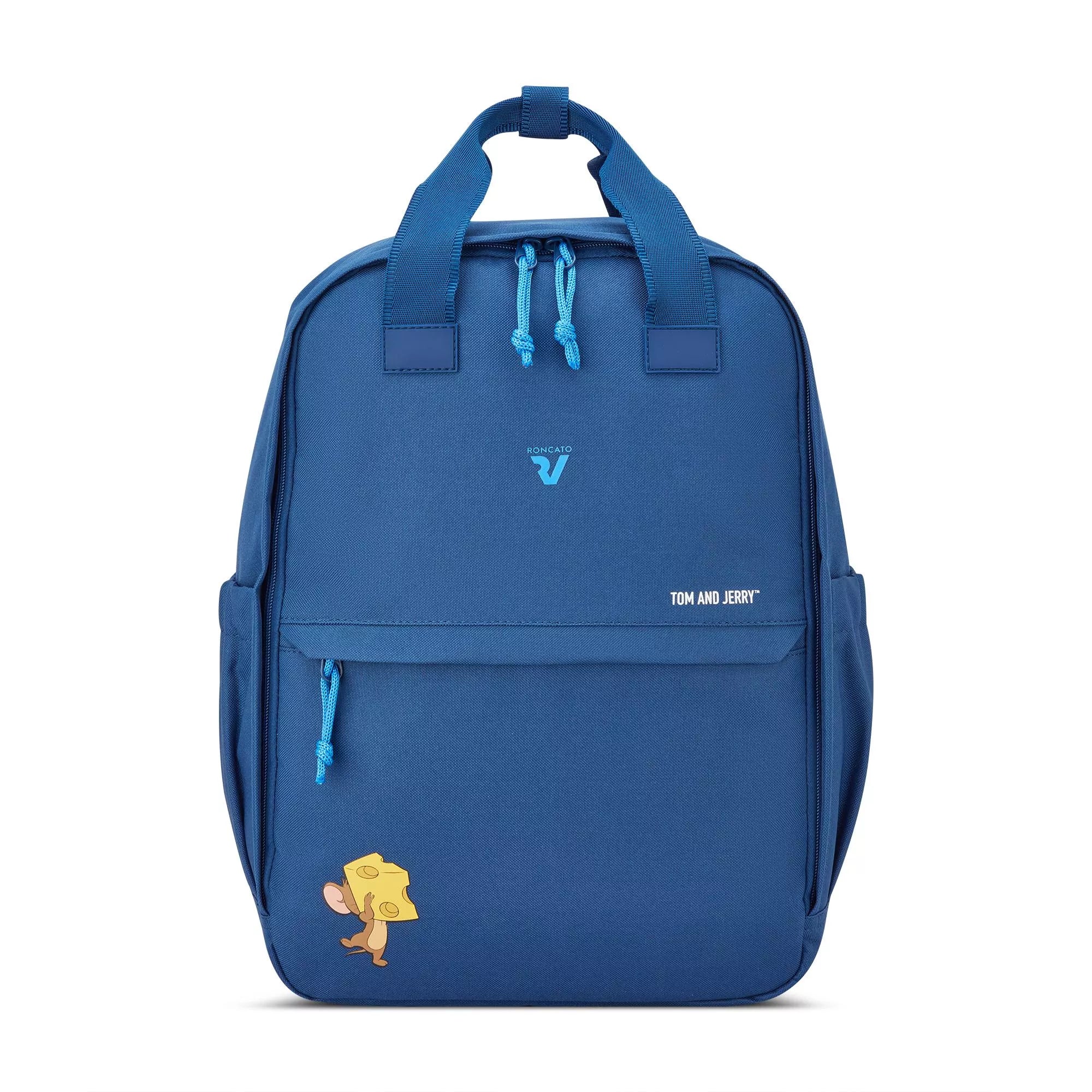 Roncato zaino Tom & Jerry con tasca frontale e spallacci regolabili BLU TU | Giò Fashion