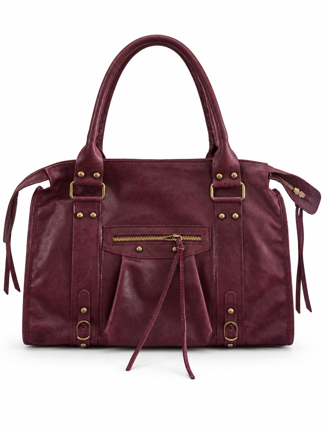Borsa a mano in vera pelle