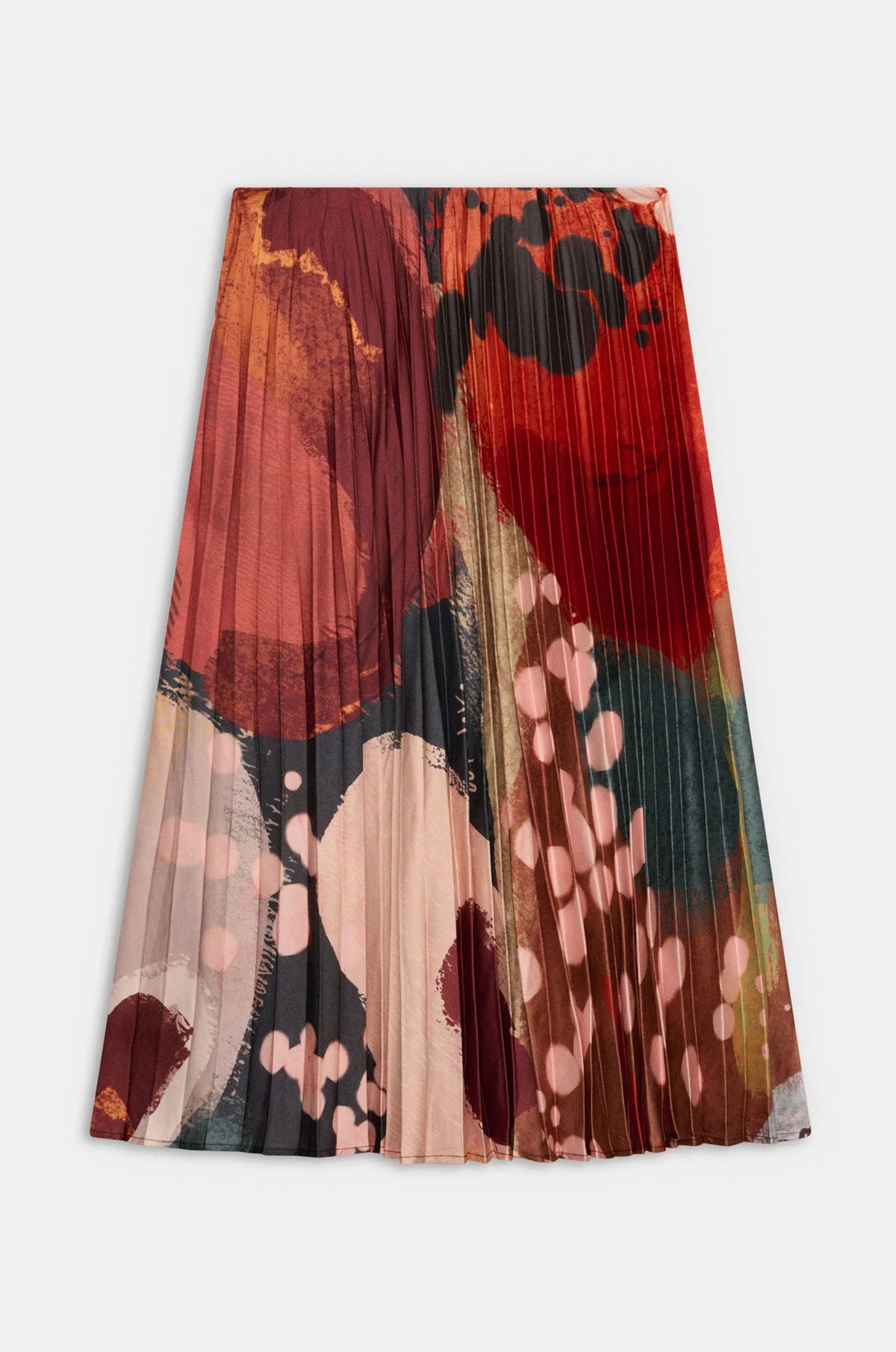 Gonna Midi Plissettata Donna Anekke Blossom con Fantasia Floreale