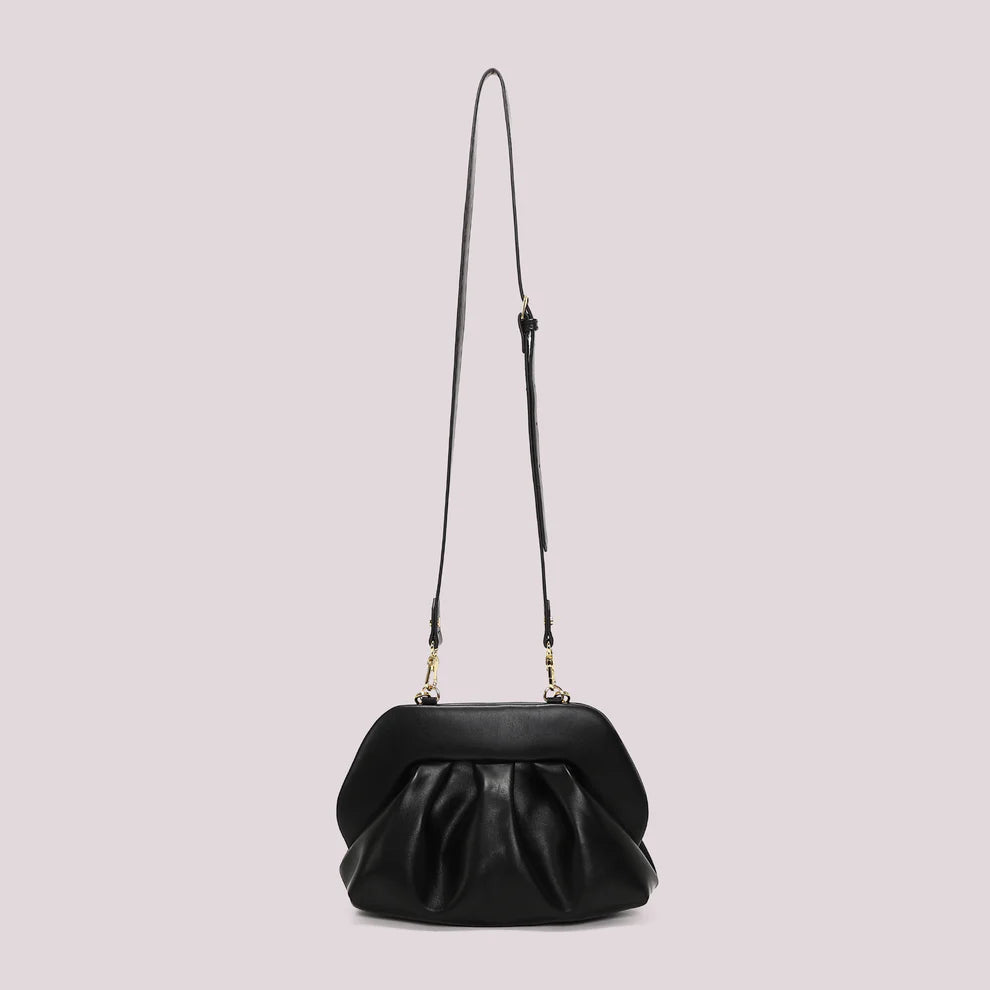 Borsa a Tracolla Donna Mimi Mua con Catena Design Morbido Elegante Nero TU | Giò Fashion