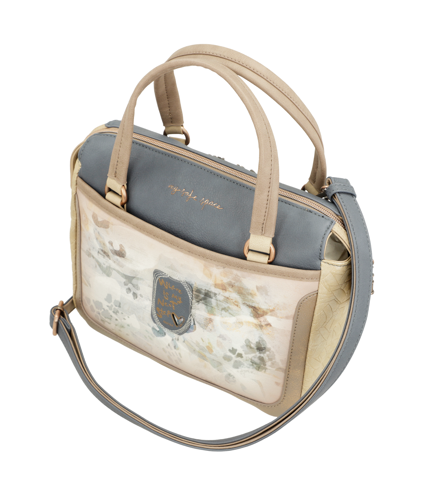 Borsa Anekke elegante e compatta con tracolla regolabile Blu TU | Giò Fashion