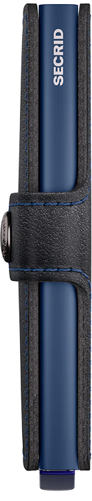 Portafoglio Secrid Miniwallet in pelle con sistema RFID e design elegante BLU TU | Giò Fashion