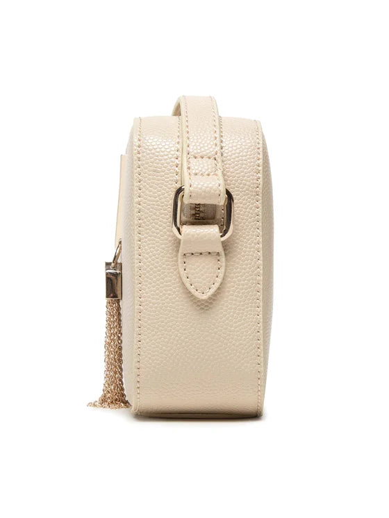 Borsa a tracolla con charm Beige TU | Giò Fashion