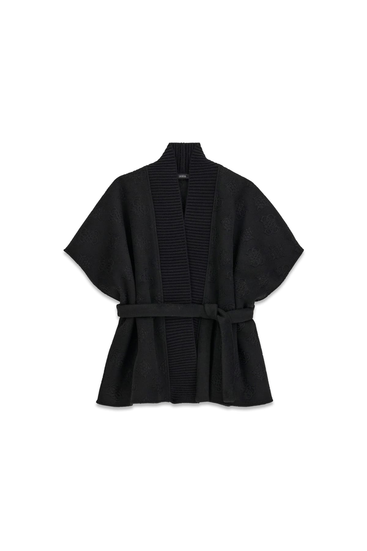 Guess Poncho Donna in Maglia con Cintura
