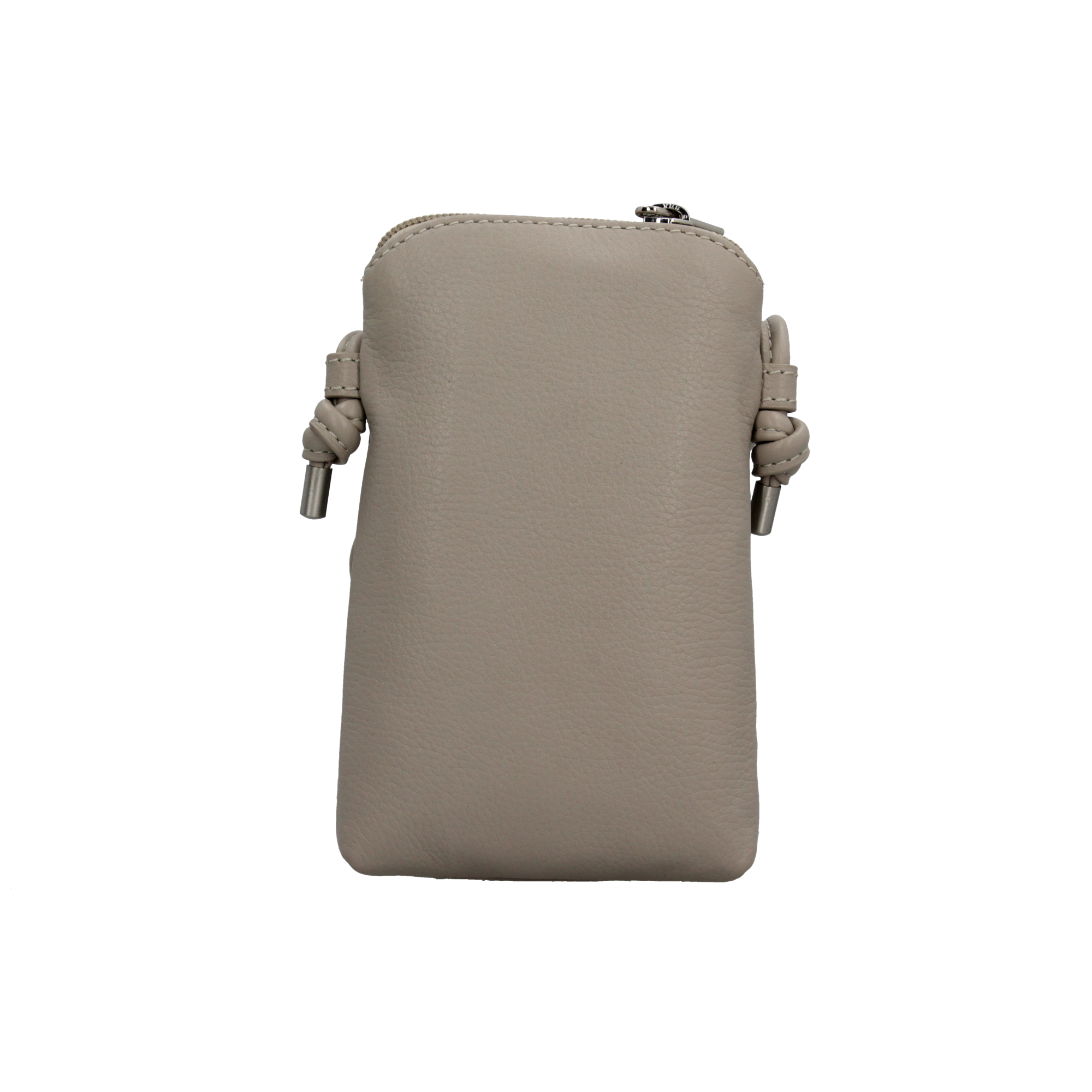 Tracolla Roncato compatta porta smartphone in pelle con laccio regolabile GRIGIO PERLA TU | Giò Fashion