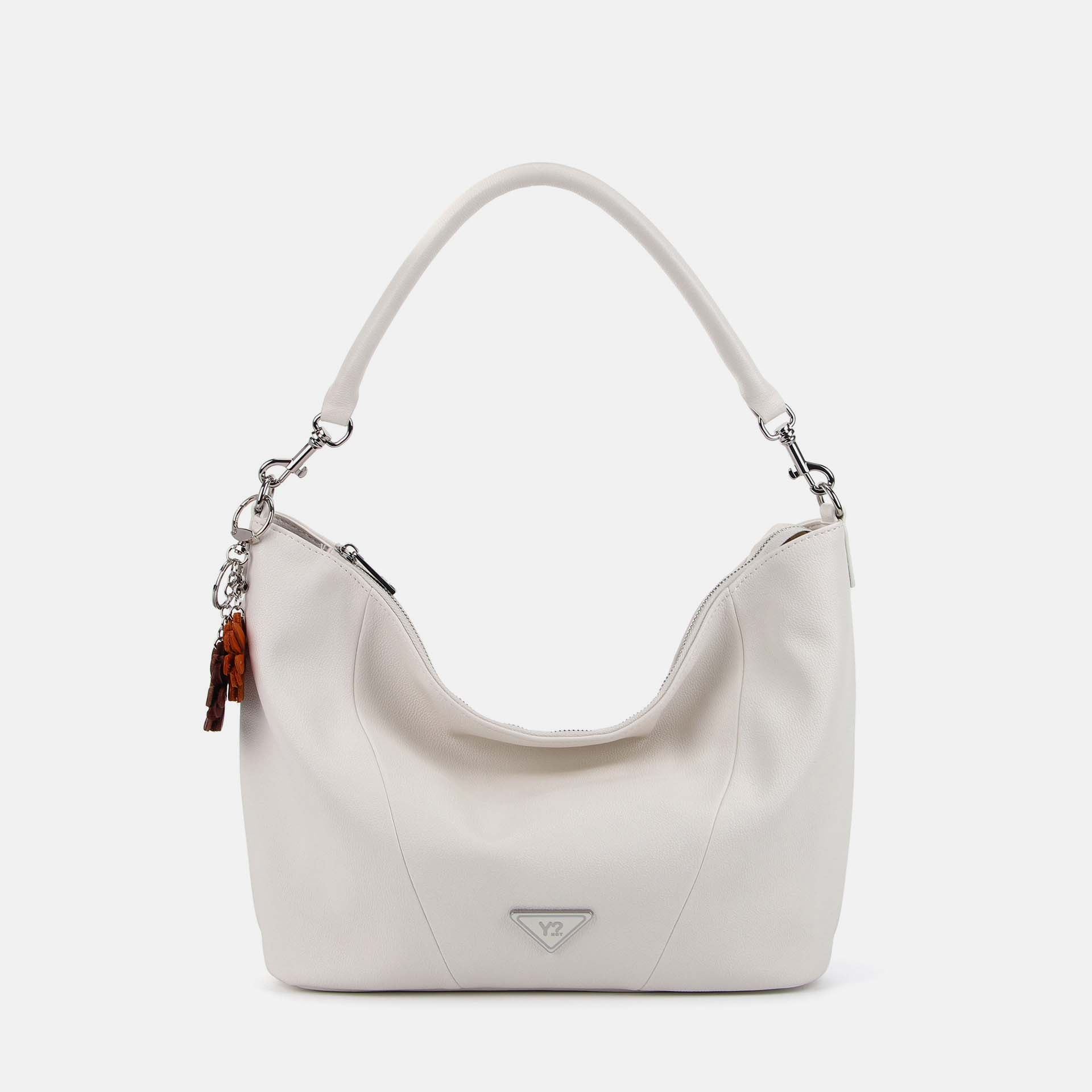 Y-Not Borsa con Manico Feel Bianco TU | Giò Fashion