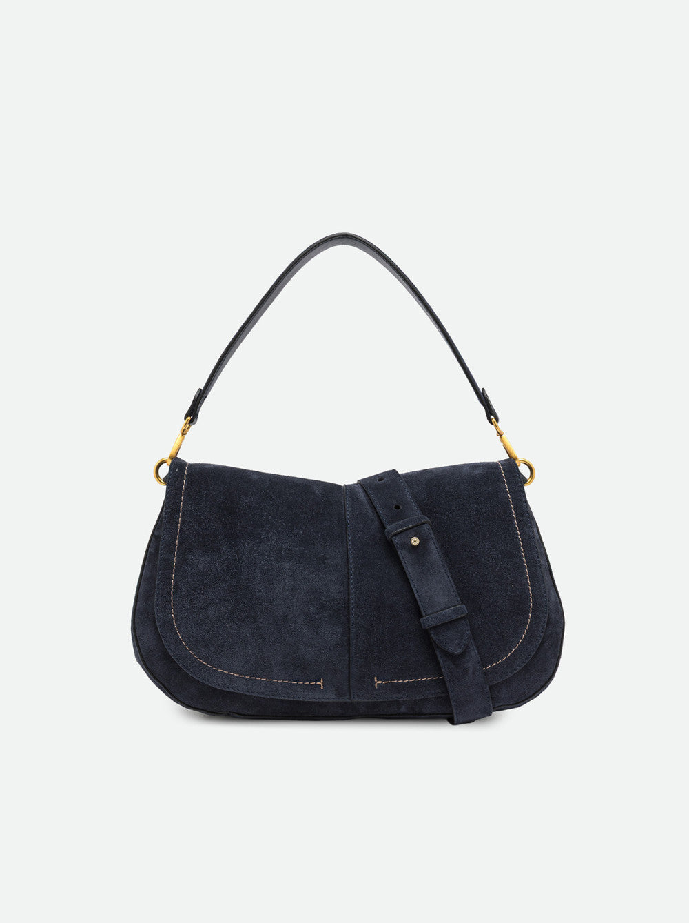 Gianni Chiarini Helena Round Borsa Grande in Pelle Scamosciata