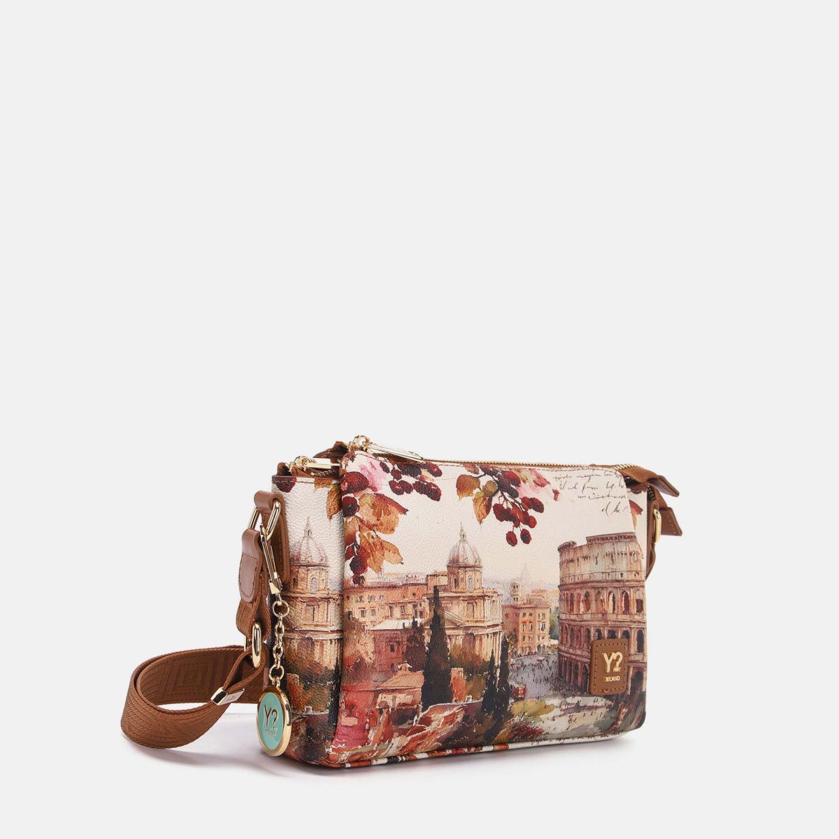 Ynot? Yes Bag Borsa a Spalla Donna con 3 Scomparti