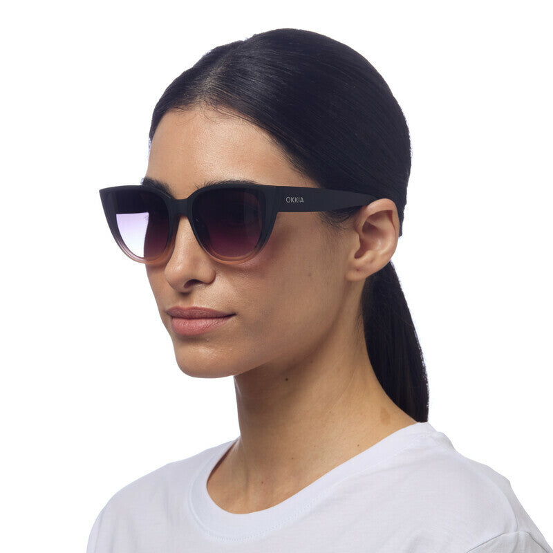 OKKIA Silvia Occhiali da Sole Donna Cat Eye Oversize con Protezione UV400