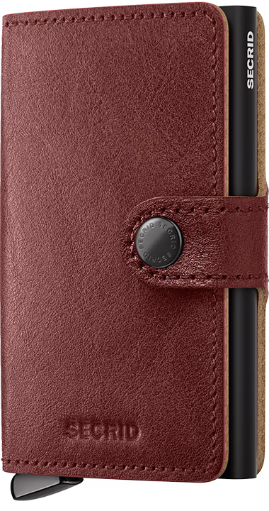 Portafoglio Secrid Miniwallet in pelle con protezione RFID e chiusura a bottone | Giò Fashion
