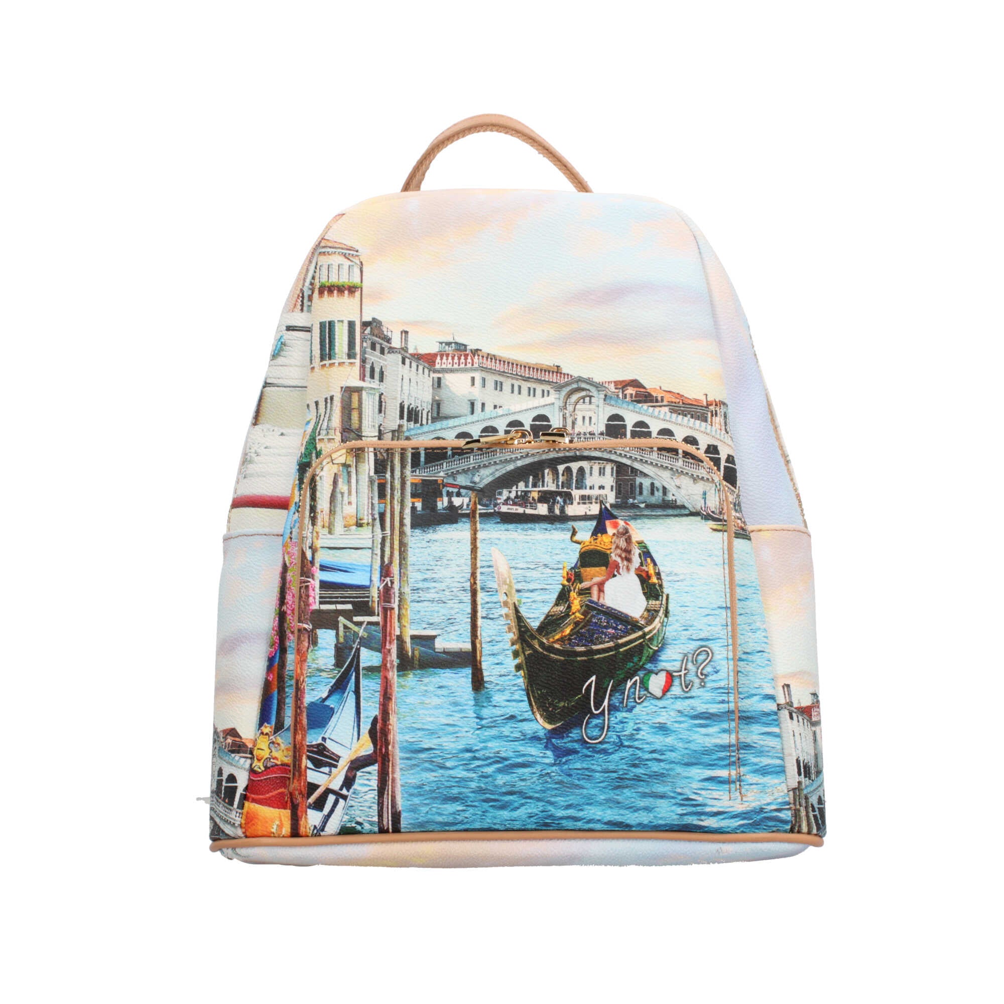 Zaino YNot con stampa esclusiva e design ergonomico per il massimo comfort DREAM IN VENICE TU | Giò Fashion