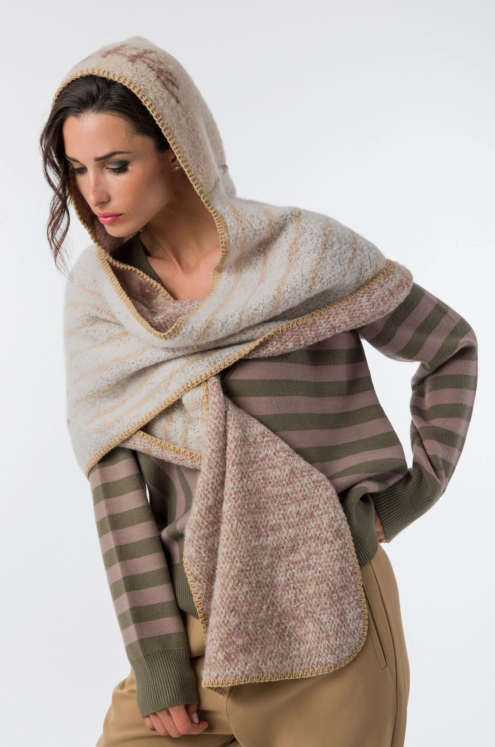 Sciarpa Donna Anekke con Cappuccio Integrato