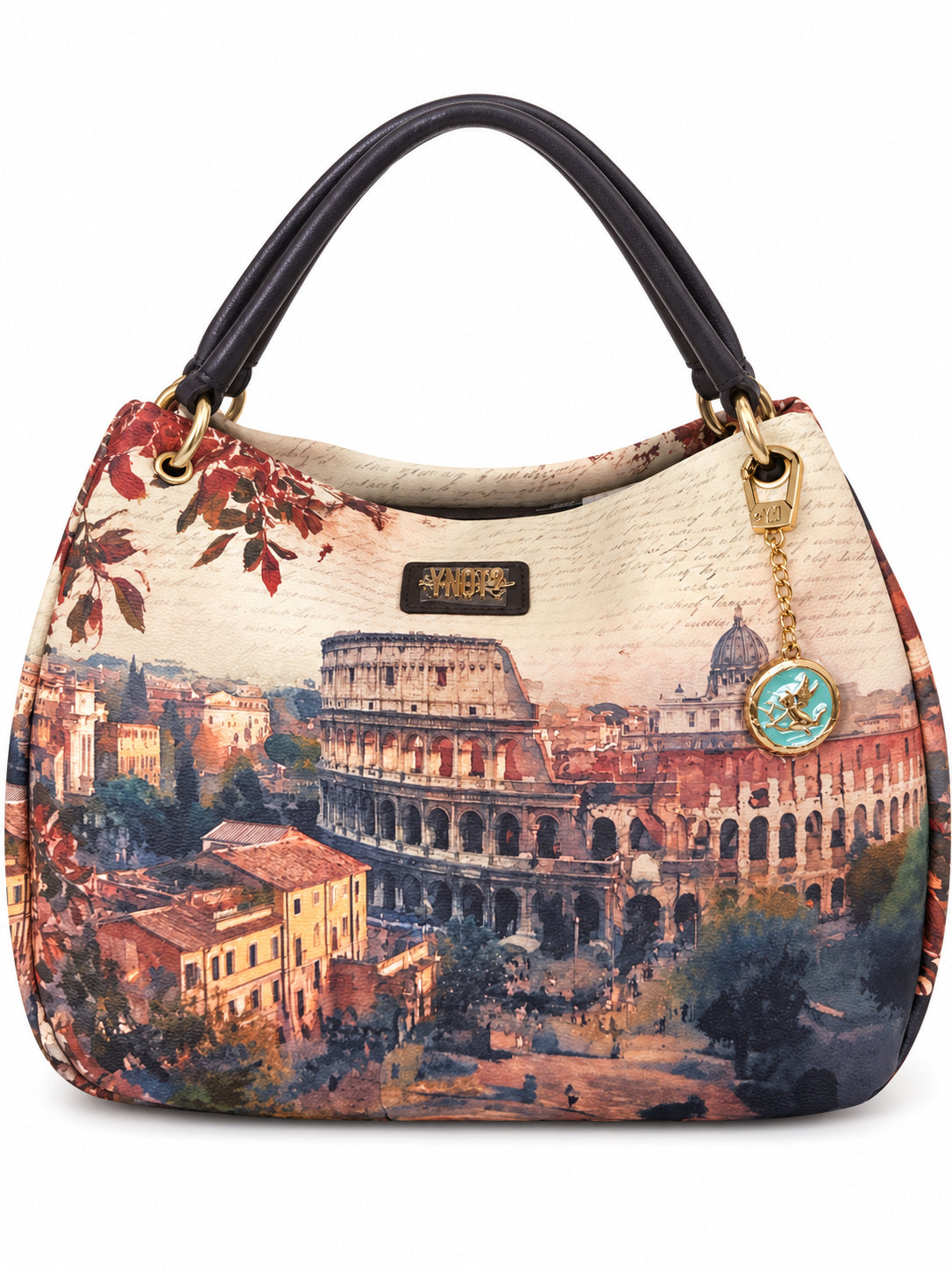 Borsa a Mano Donna Ynot? con Stampa London