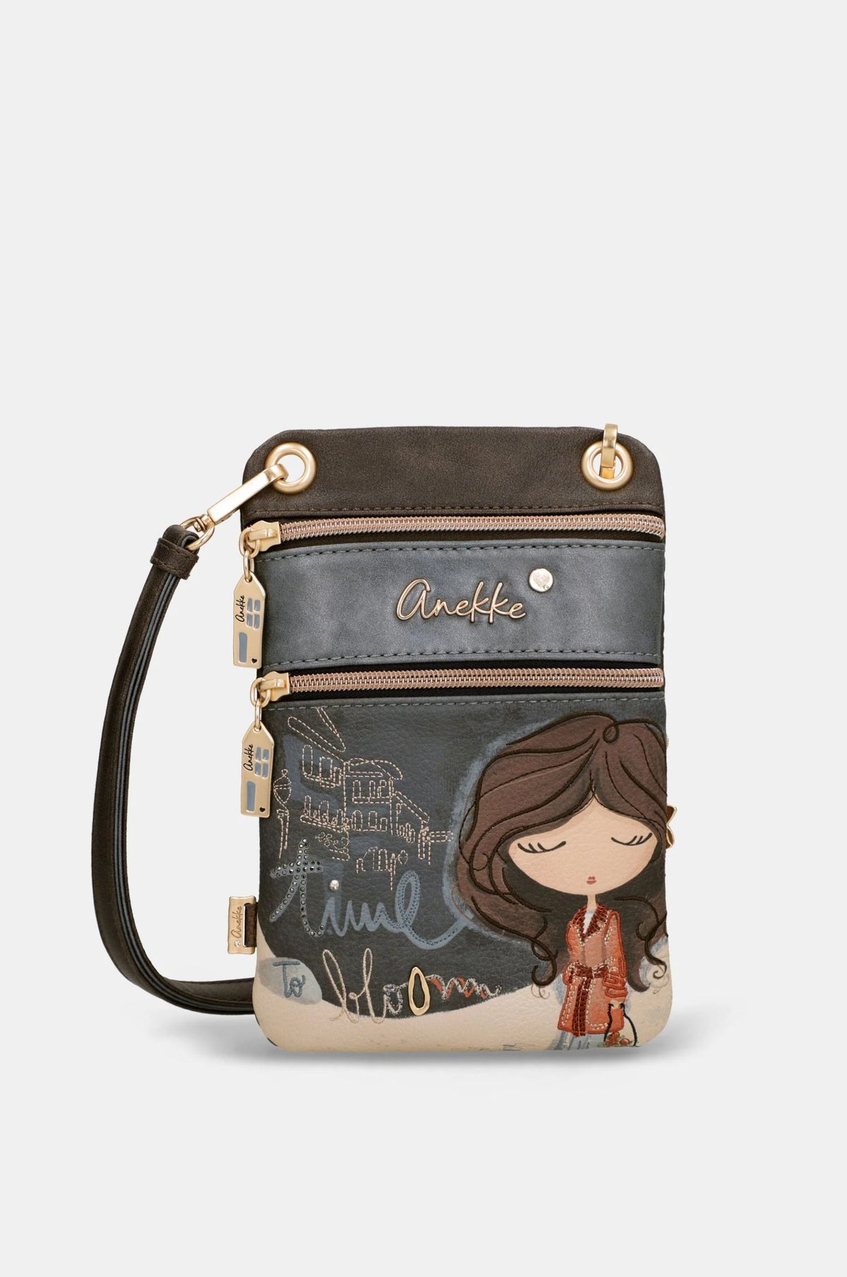 Mini Borsa a Tracolla Donna Anekke con 2 Scomparti