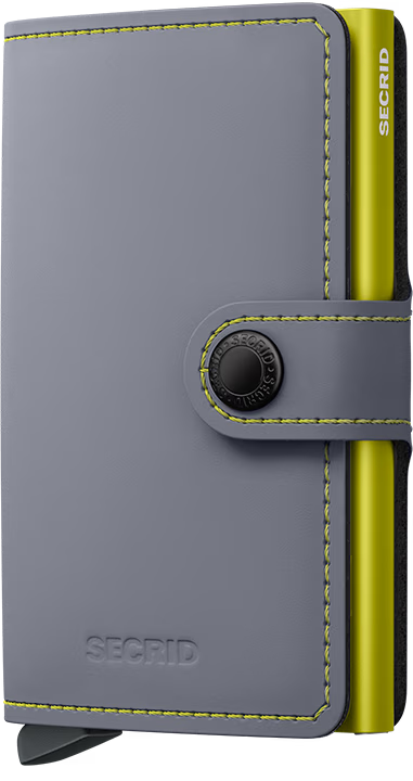 Portafoglio Secrid Miniwallet in pelle con protezione RFID e design compatto