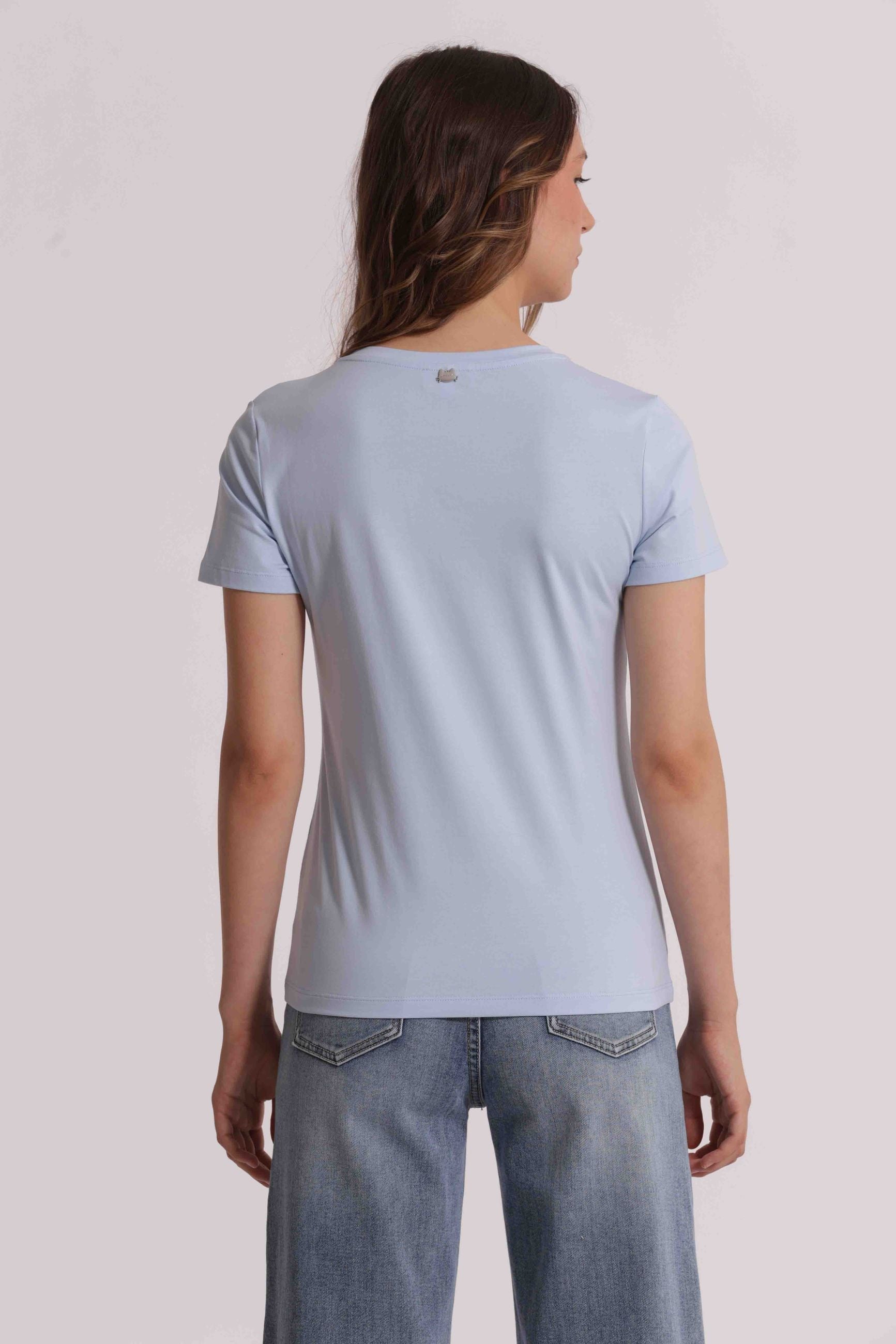 T-Shirt Mimi Mua La Vie en Rose CELESTE S | Giò Fashion