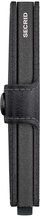 Portafoglio Secrid Miniwallet in pelle con protezione RFID e chiusura sicura NERO TU | Giò Fashion