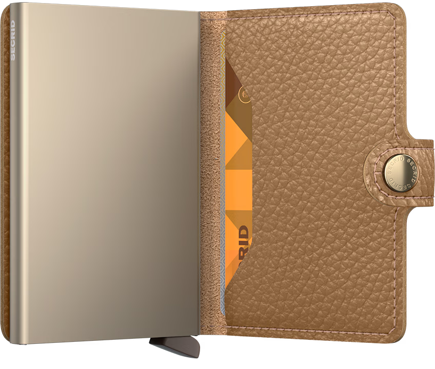 Secrid Miniwallet portafoglio compatto in pelle con protezione RFID Marrone TU | Giò Fashion