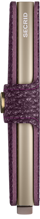Secrid Miniwallet portafoglio compatto in pelle con protezione RFID Viola TU | Giò Fashion
