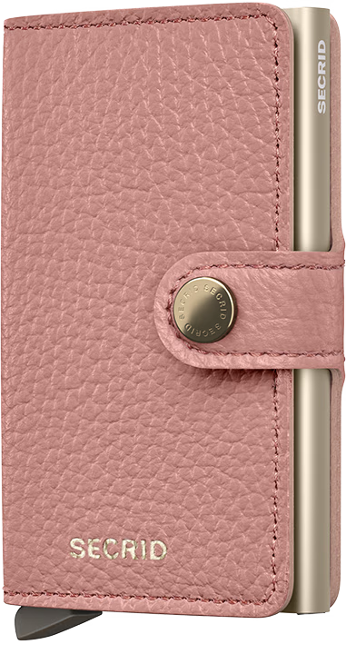 Secrid Miniwallet portafoglio compatto in pelle con protezione RFID Rosa TU | Giò Fashion