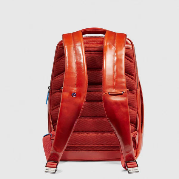 Zaino Piquadro in pelle porta PC e tablet linea Blue Square