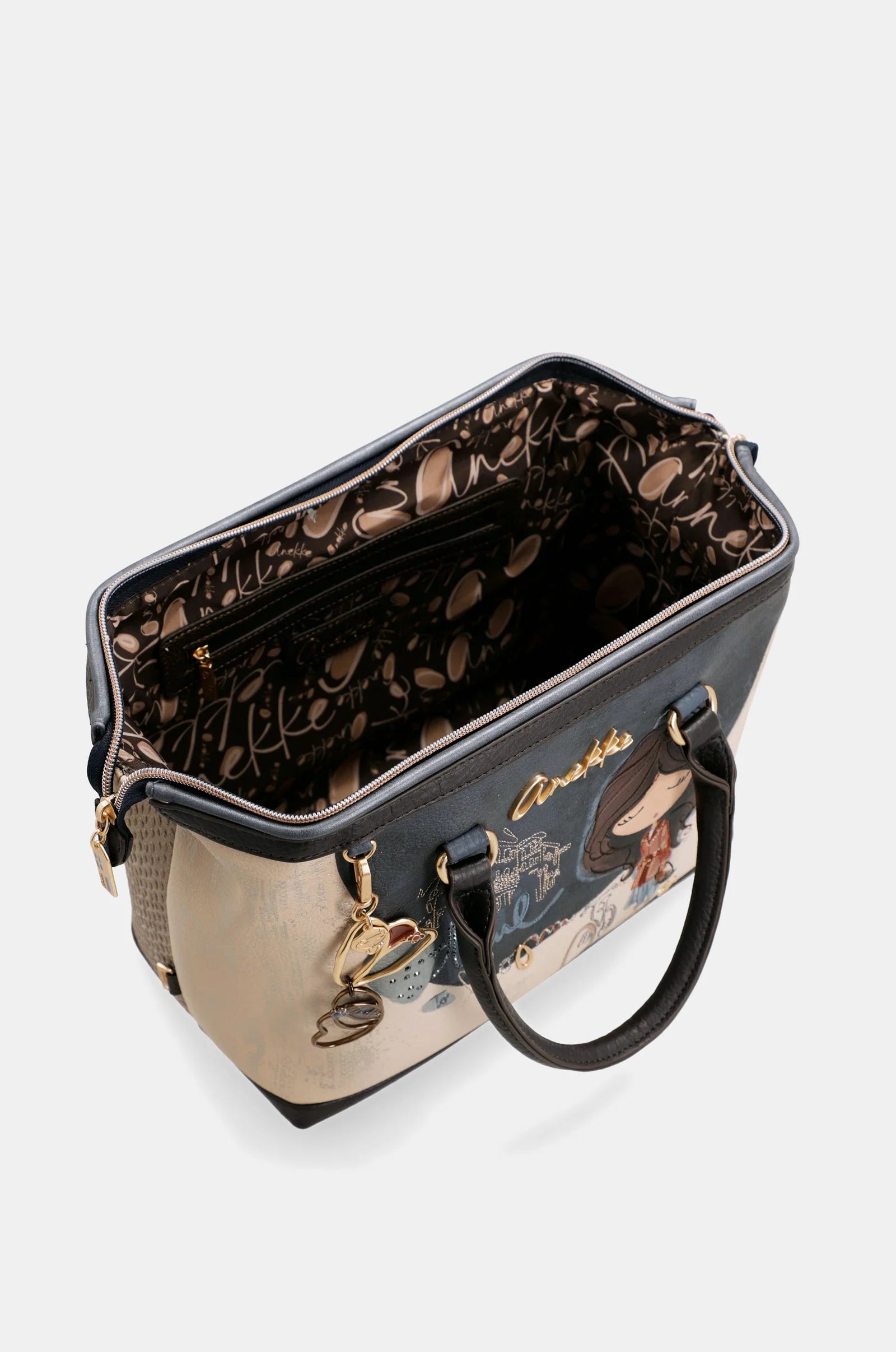 Borsa Bowling Donna Anekke con Manici e Tracolla