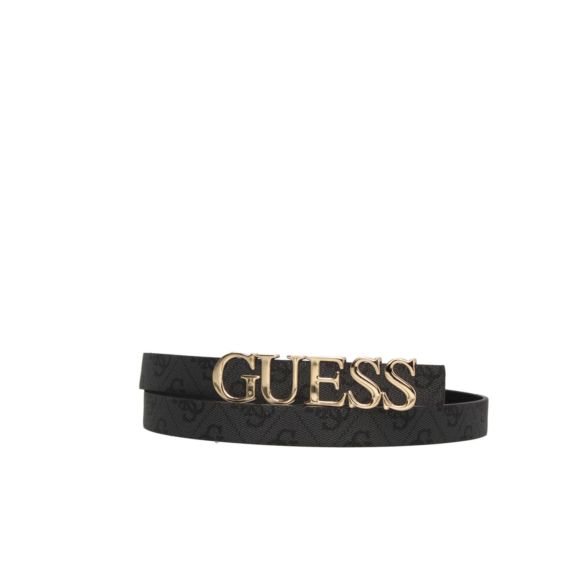 Cintura Guess con maxi logo metallico NERO L | Giò Fashion
