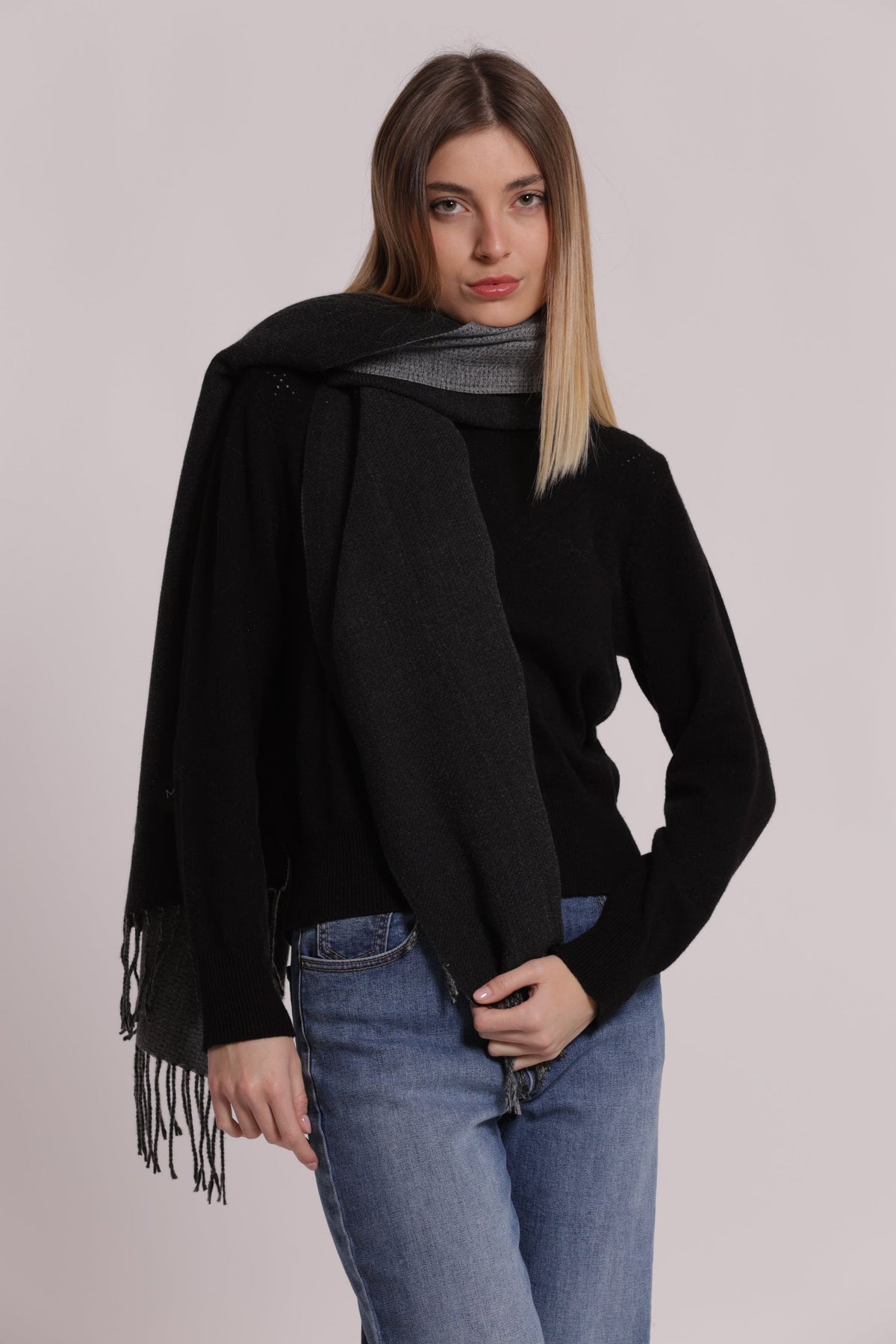 Sciarpa Donna Bicolor Mimi Mua